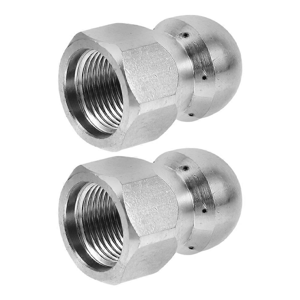 Sewer Cleaner Nozzle for Hose with 6Pcs Stainless Steel High Pressure Set