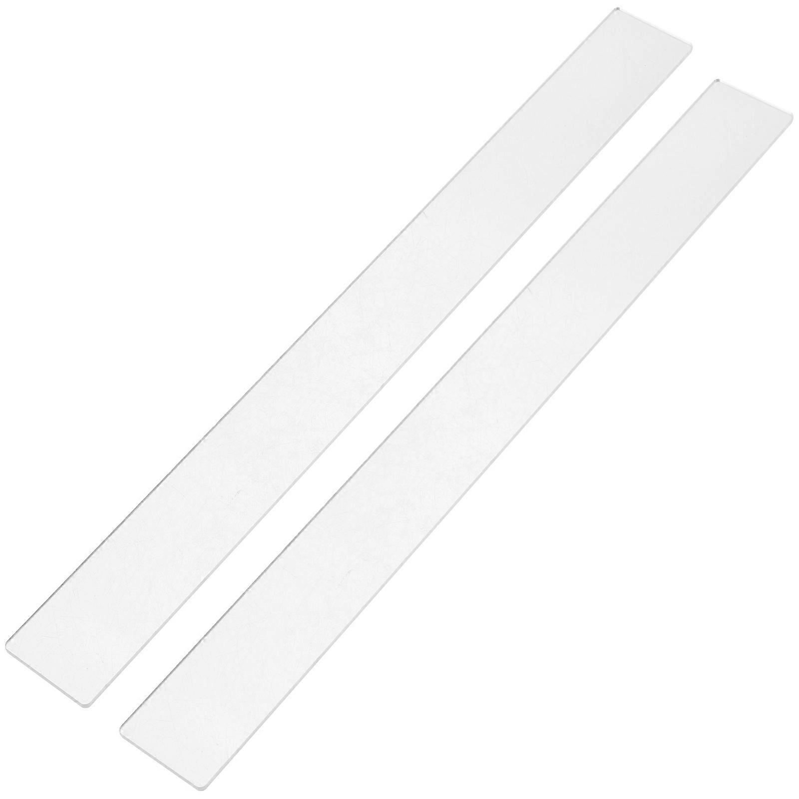 Clay Rolling Ruler Acrylic Measuring Tool for Polymer Craft 6Pcs Kit
