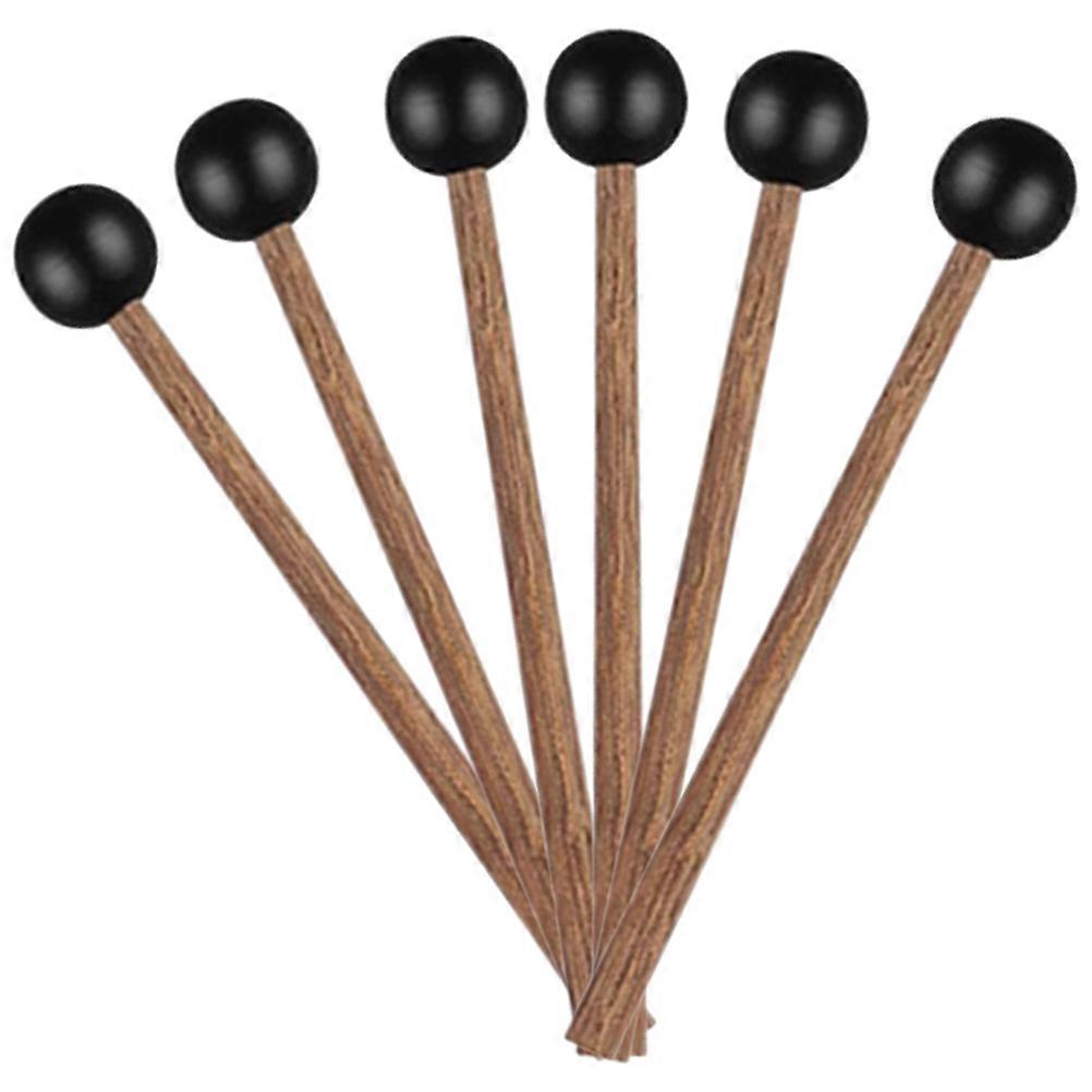 Durable Percussion Stick Ethereal Drumstick for Music Playing 15Pairs Black Accessory
