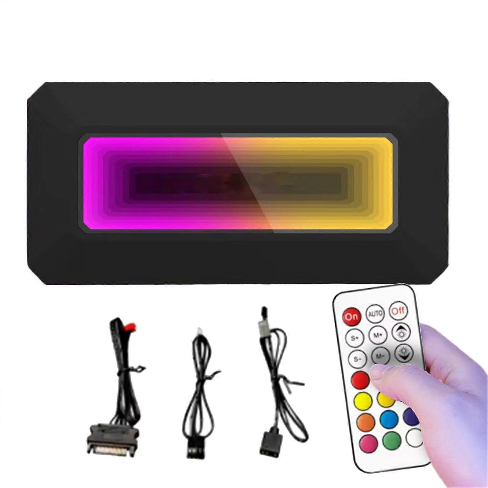 ARGB Fan Controller 8Port ARGB Hub Controller Prism Algorithm PC Splitter PWM Smart Temp Control Black