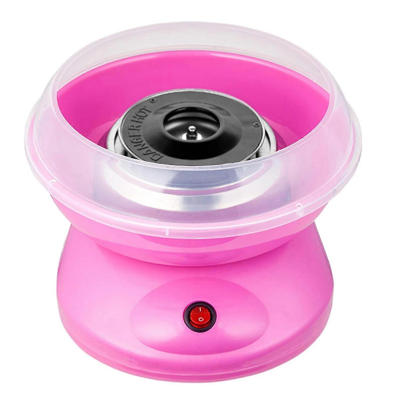 Mini Cotton Candy Machine 500W Electric Sugar Floss Maker For Home Use Compact Pink For Kids Party