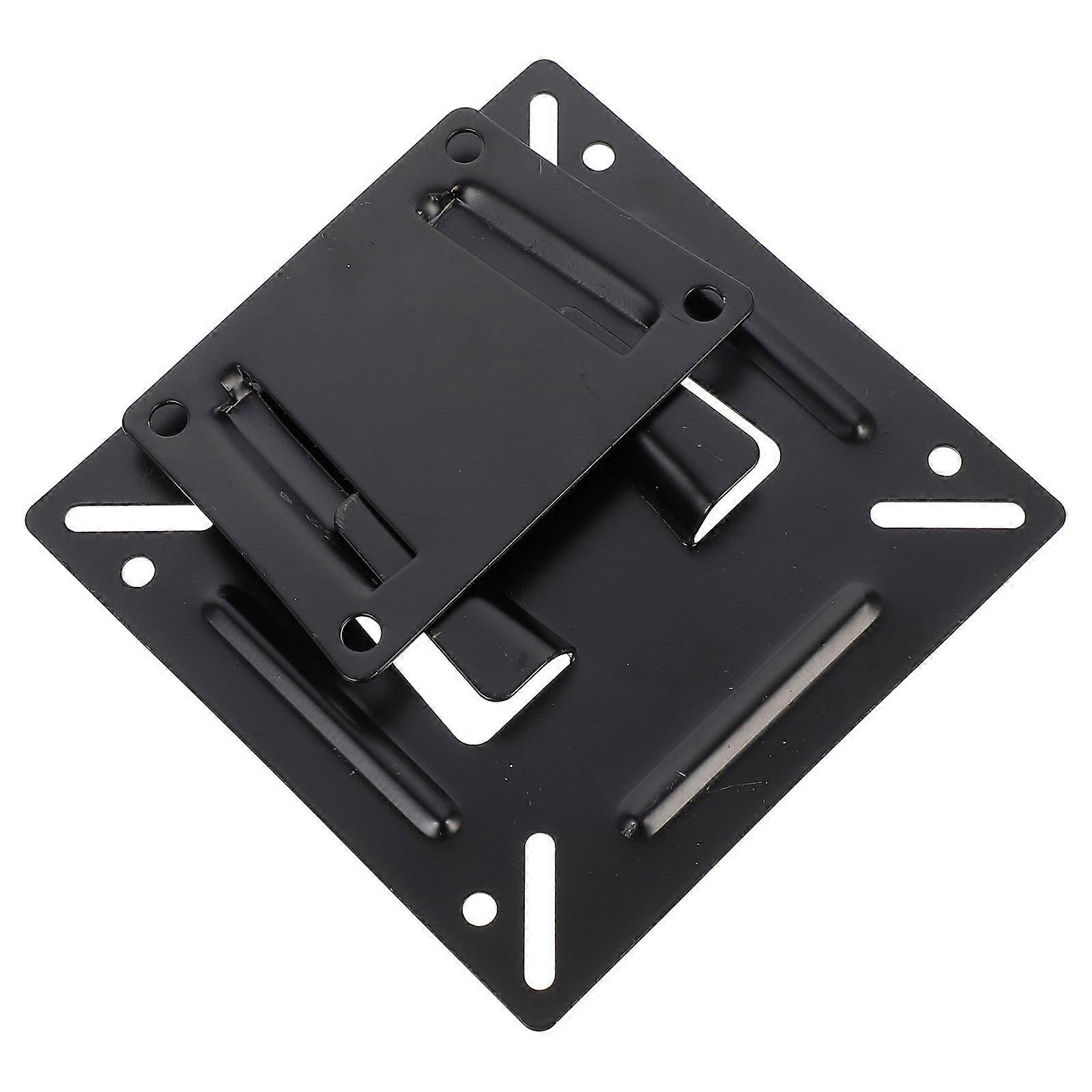 14-Inch Monitor Support Rack 2Pcs Wall Mount Hanger Suitable For Computer Use Stylish Simple Black Design