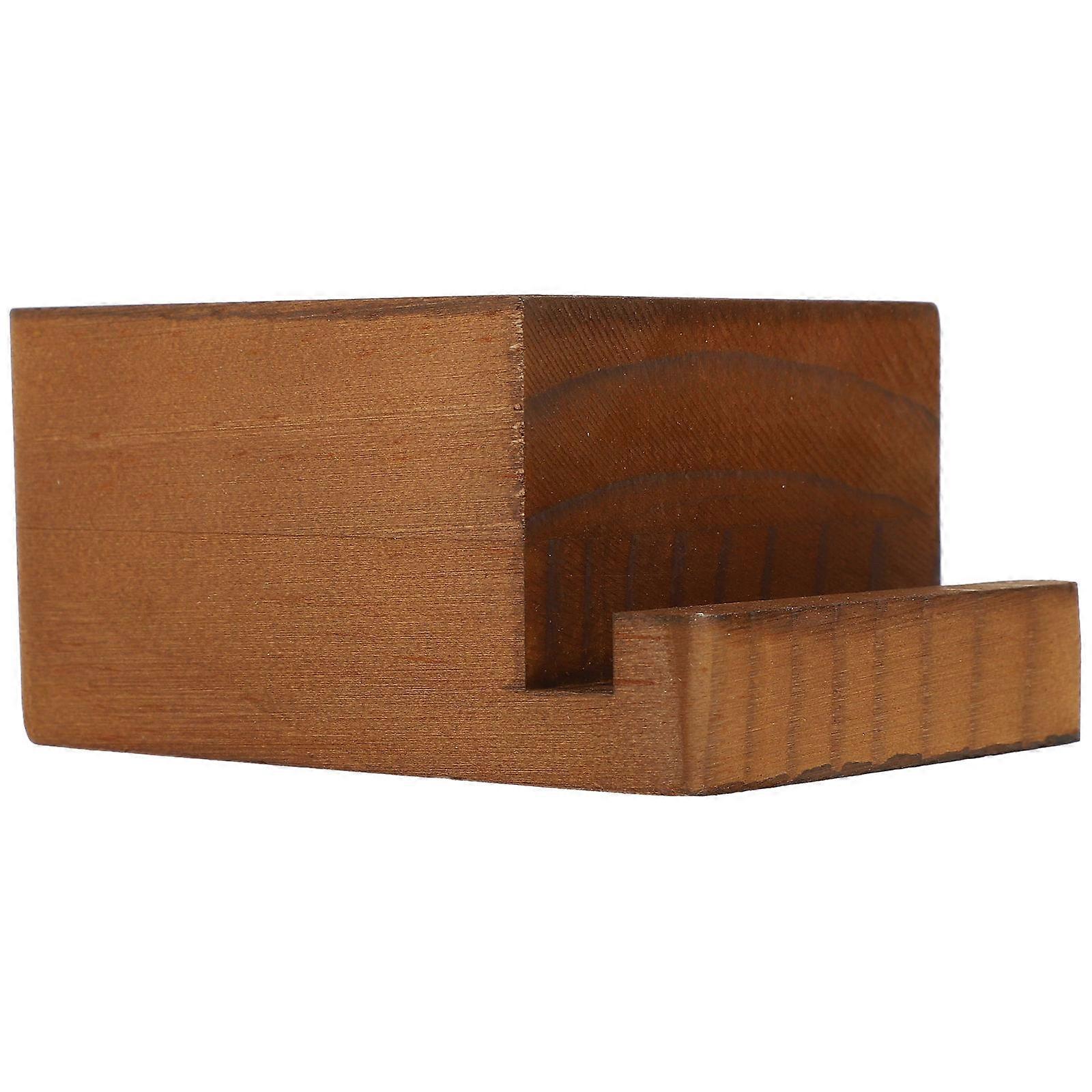 Wood Vinyl Record Display Shelf Storage Rack 3Pcs For Cafe Dorm Room Light Brown Rustic Design