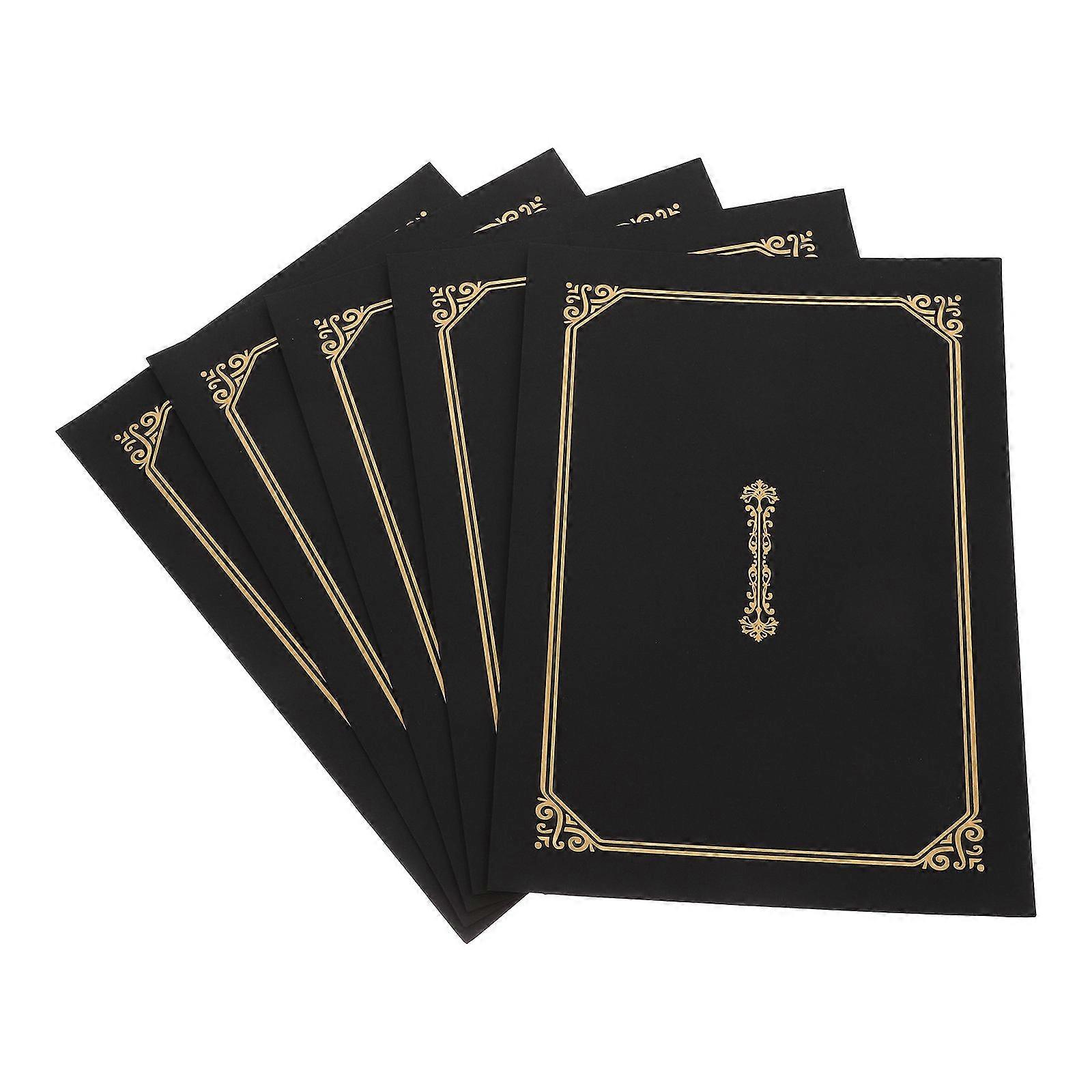 Classy Document Protection Covers For Diplomas And Certificates In 30.5X22.5cm Size Designed For Award Presentation 20 Pcs