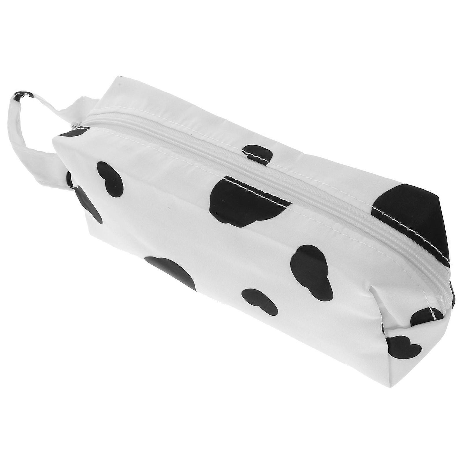 Nylon Pencil Pouch Large Pen Bag with Handle for Storage 4Pcs