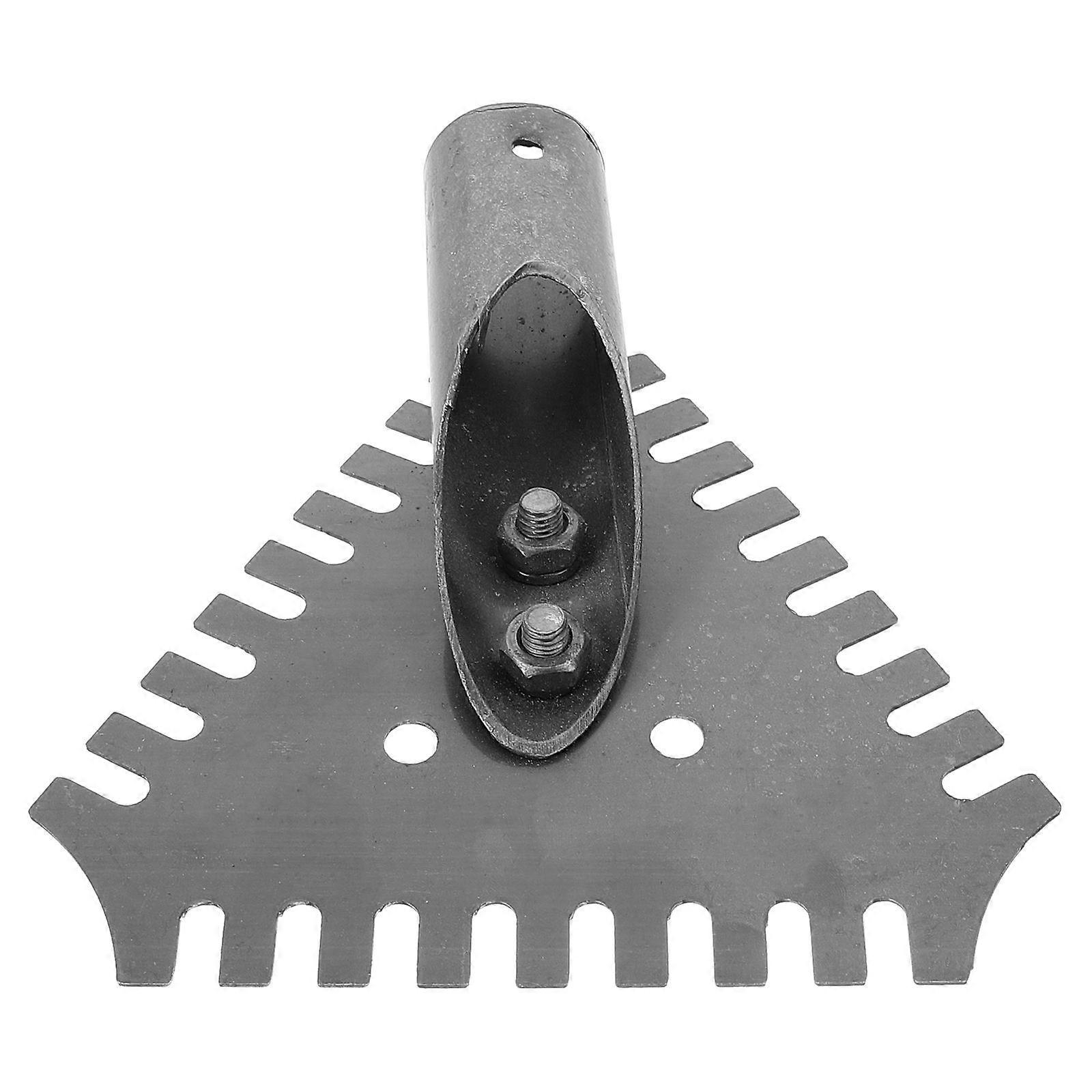 Ice Sraper Metal Ice Winter Outdoor Work Car Maintenance Ice Removal Tool Triangle Saw Design 1Pack
