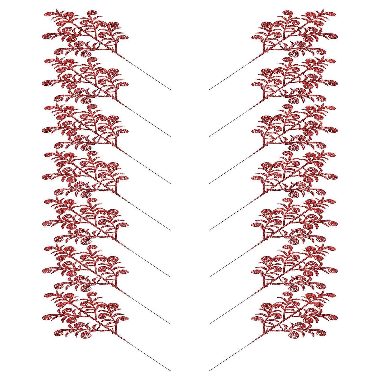 Artificial Christmas Picks Simulation Plant Decors for Decor 70Pcs Pe