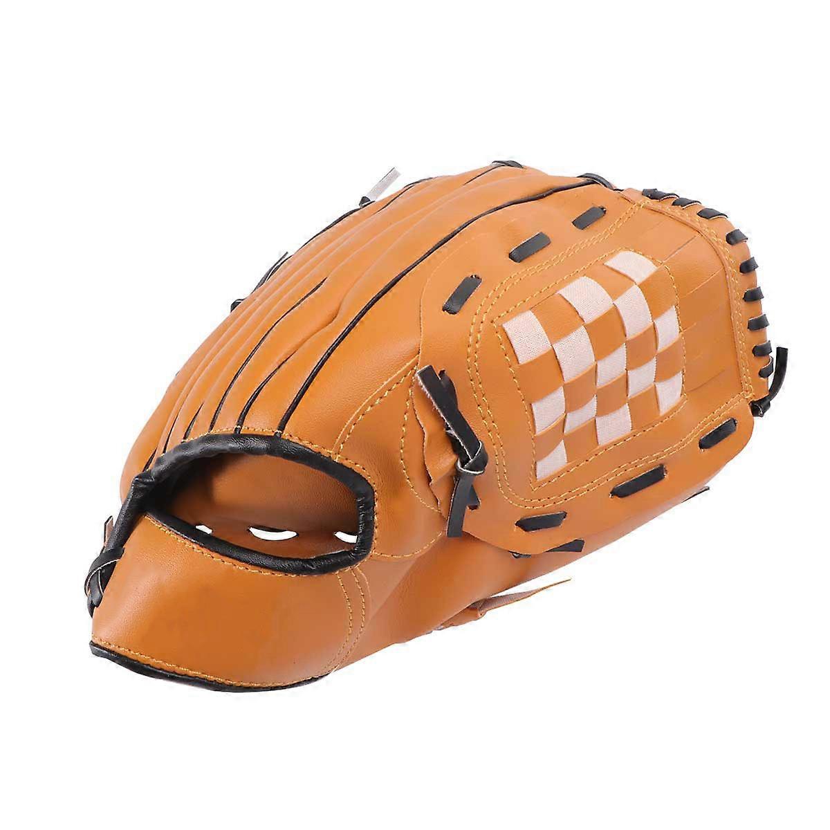 Luva de mão esquerda para treino de beisebol, luva de beisebol de softball de 12,5 polegadas