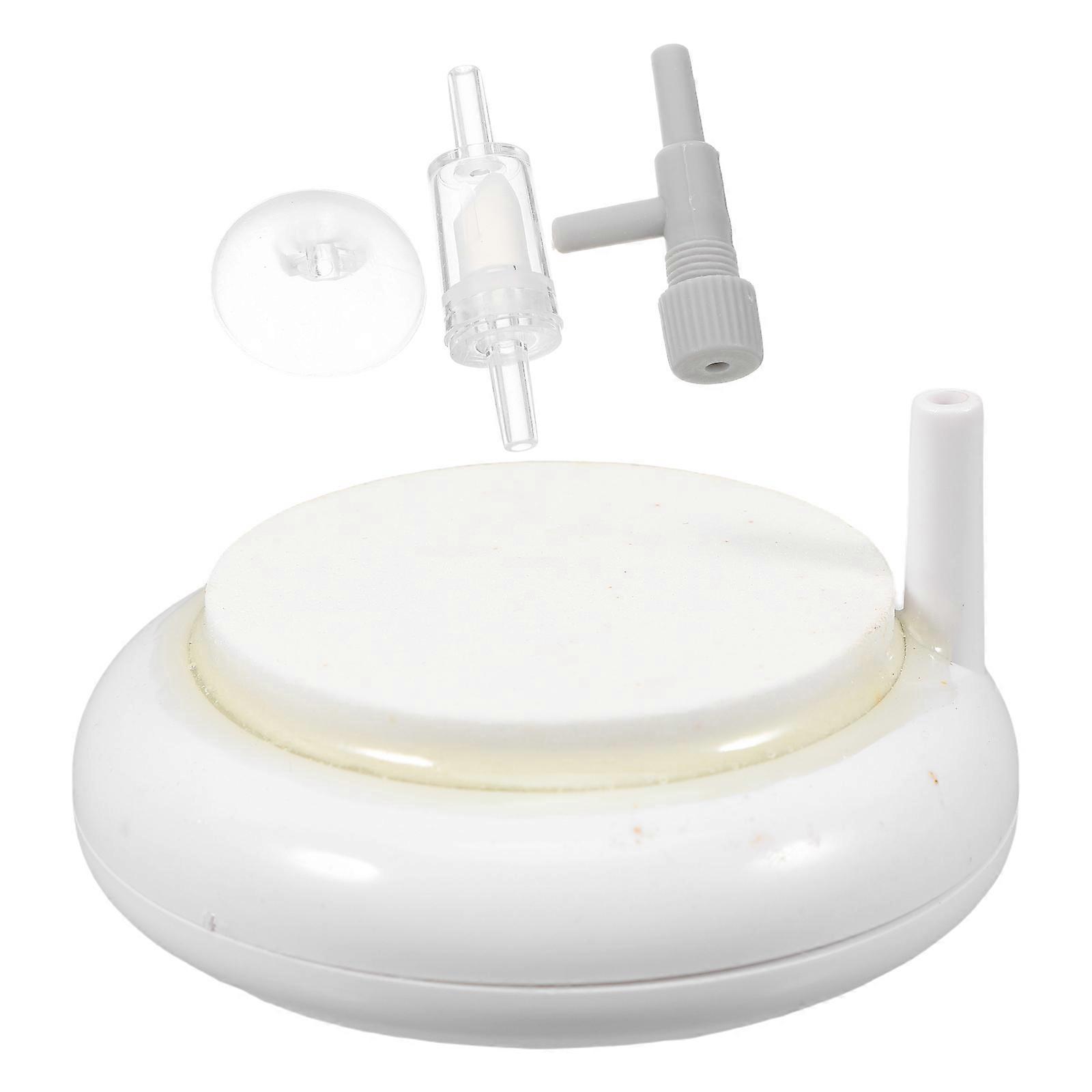 Aquarium Air Bubbler Disc 2Pcs for Fish Tank Oxygen Diffuser Use