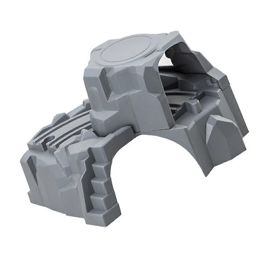 Mountain Cave Toy Plastic Tunnel Railway Train Model for Decor 1Pcs