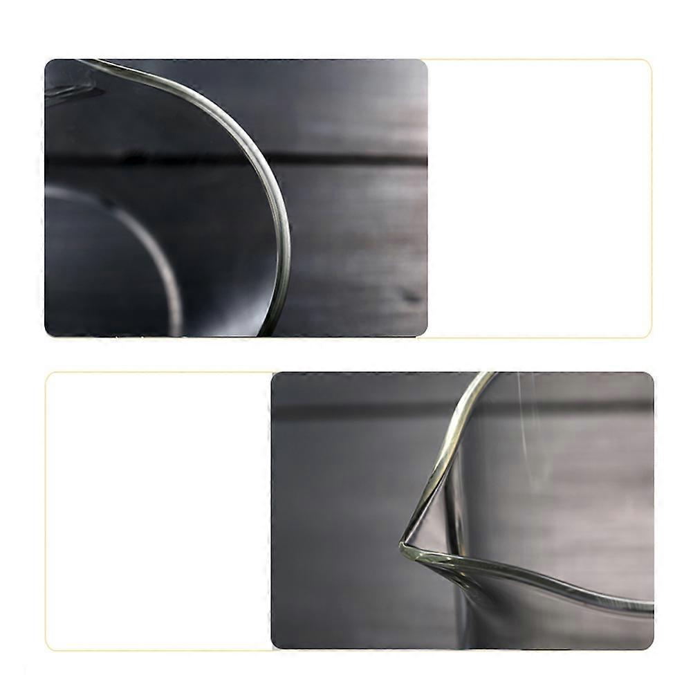 Heat Proof Measuring Jug Square Base with V-Shaped Spout 1000ml for Home Cooks and Professional Chefs 1Pack