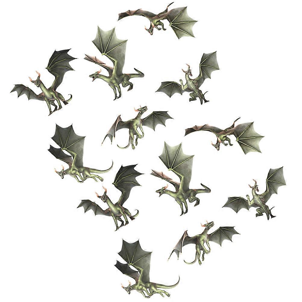 Dragon-Themed Window Sticker Self-Adhesive for Cabinet Decor 36Pcs