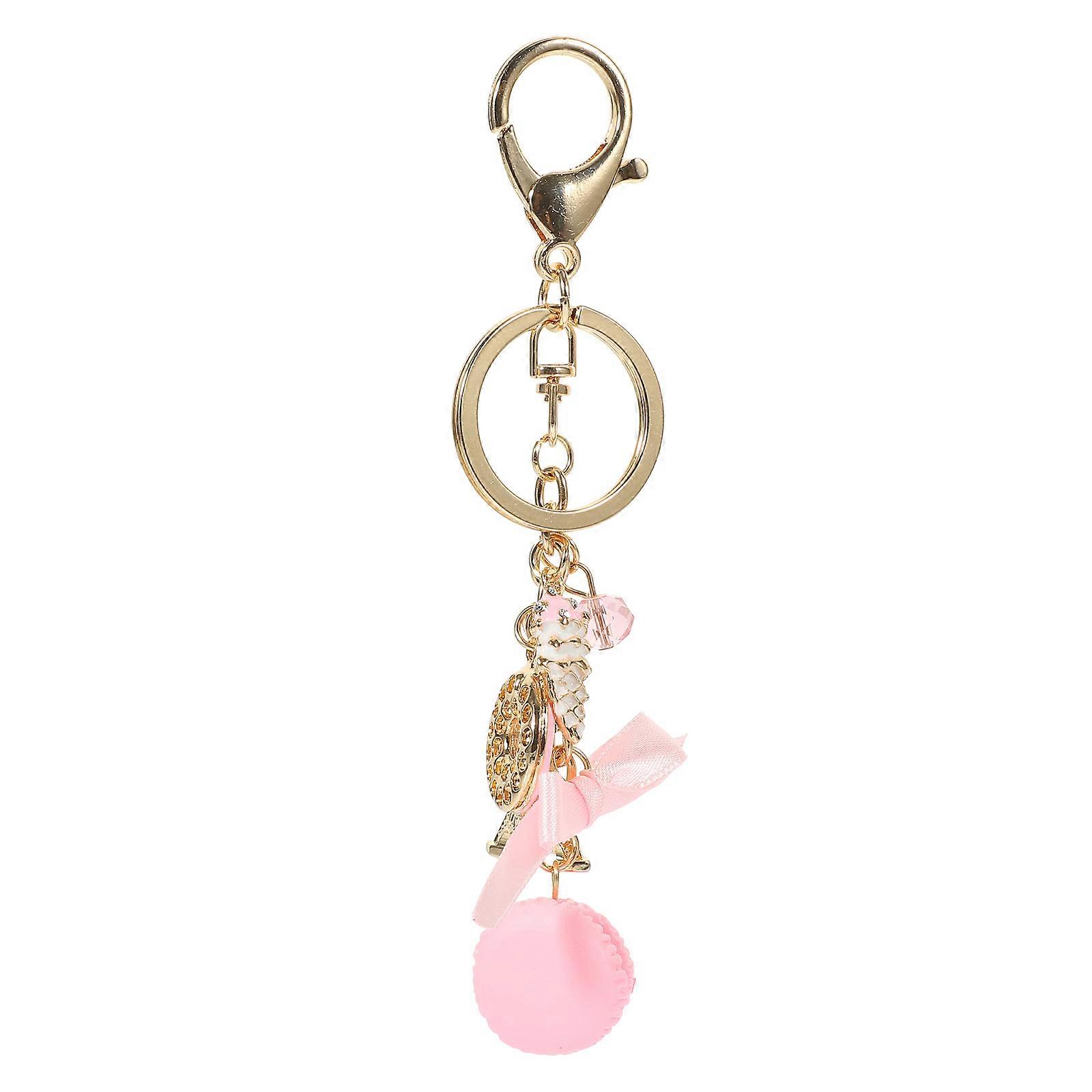 Egg Cake Keychain for Decor with Cake Elements Keychain