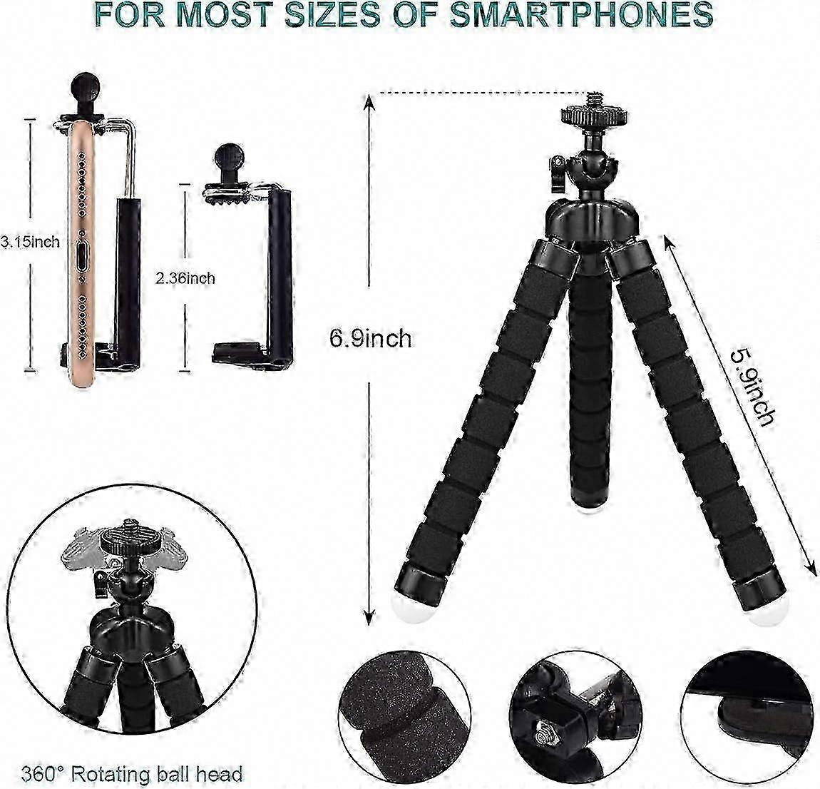 Portable and Flexible Mini Tripod Universal Smartphone Mount Camera Holder