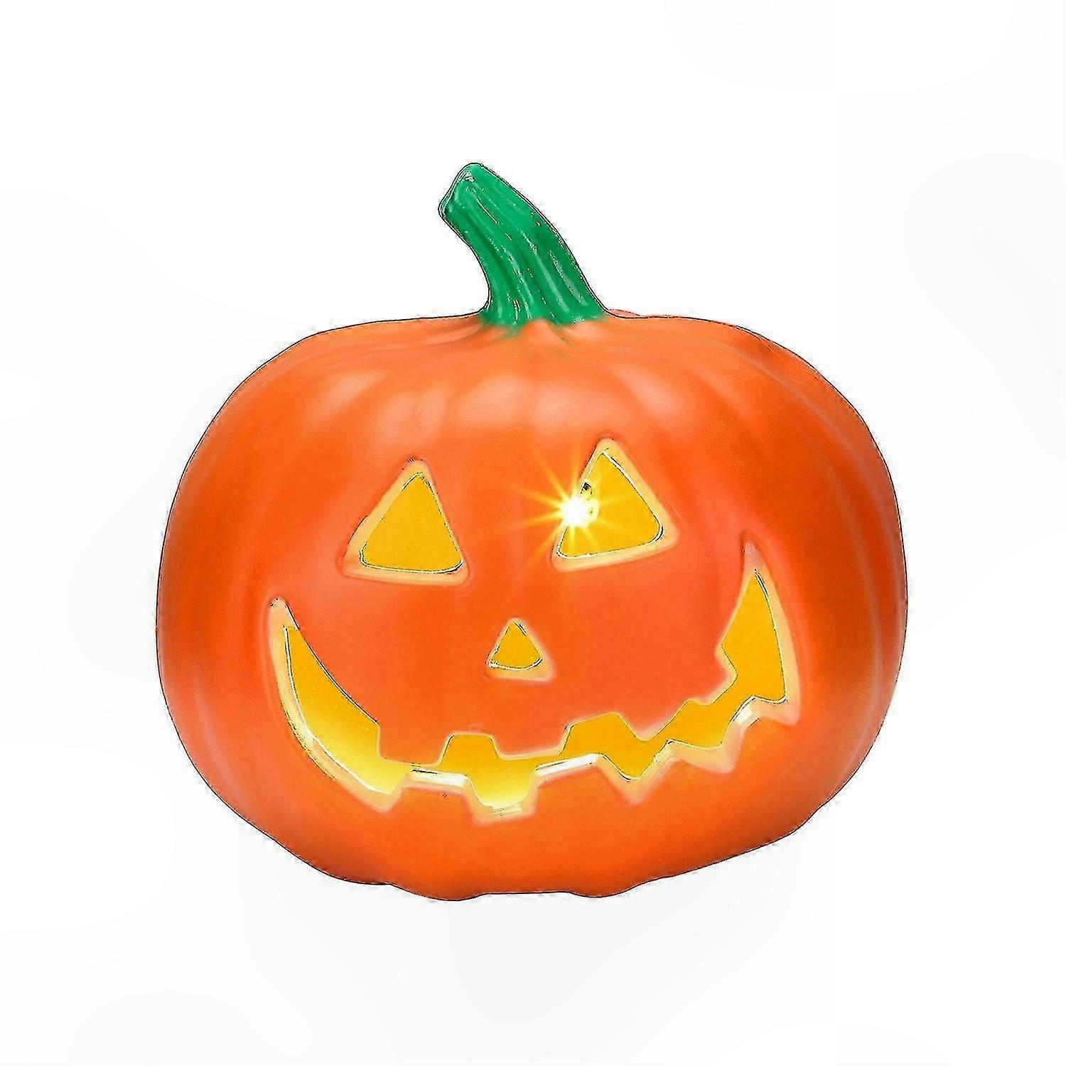 LED Pumpkin Lantern - Halloween Home Decor with Glowing Light Effect