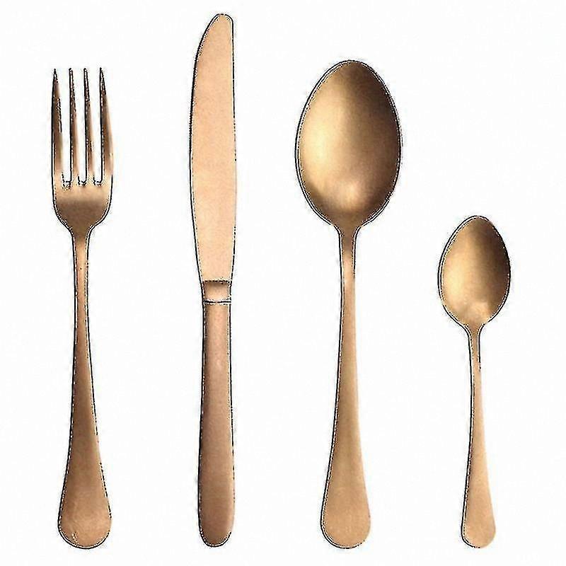 Stylish Resin Rivets Handle Design 4-Piece Stainless Steel Cutlery Set Fine Dining Utensils For Home Use Western Style Dinnerware Collection