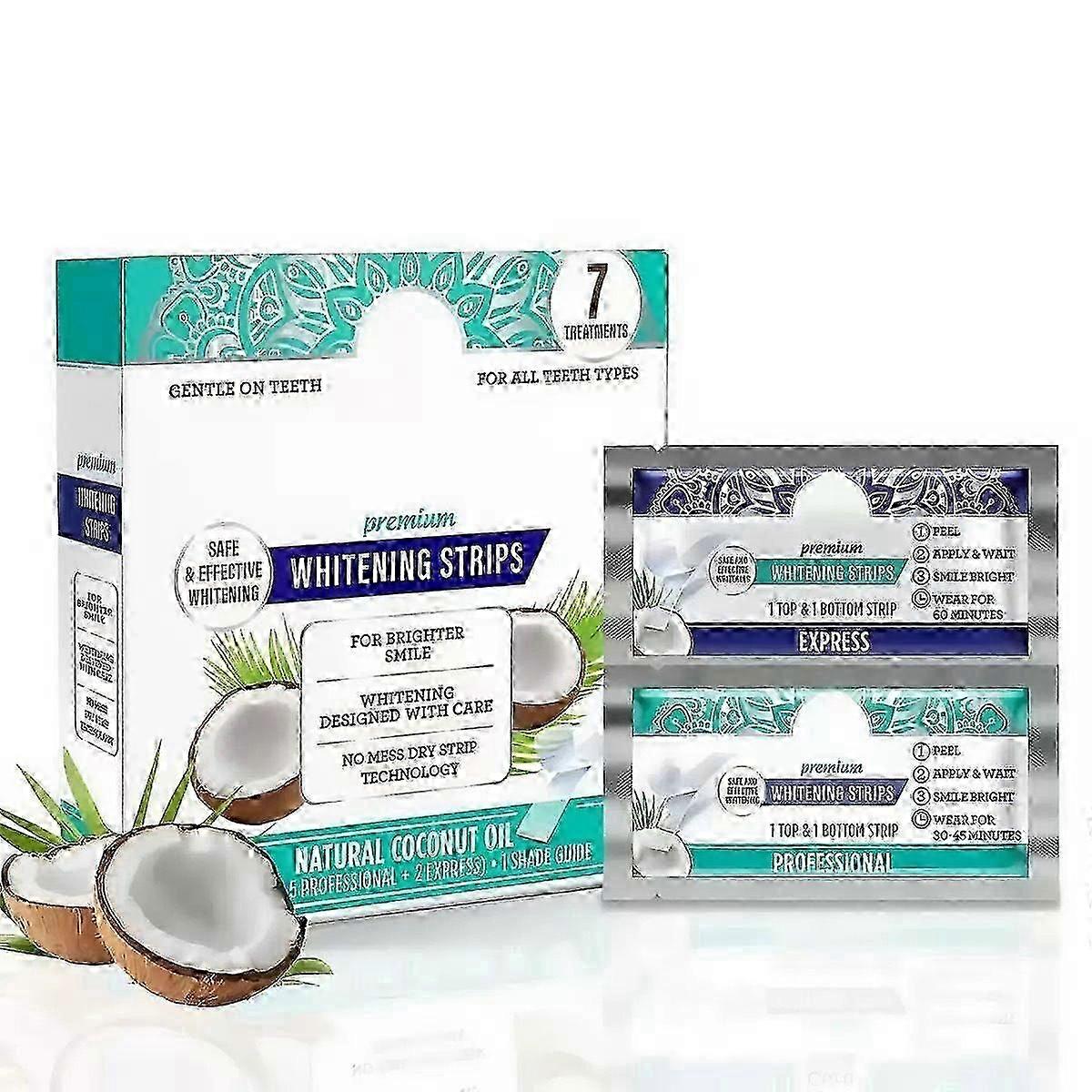 1-3Boxes Whitening Strips (7-dagers behandling)