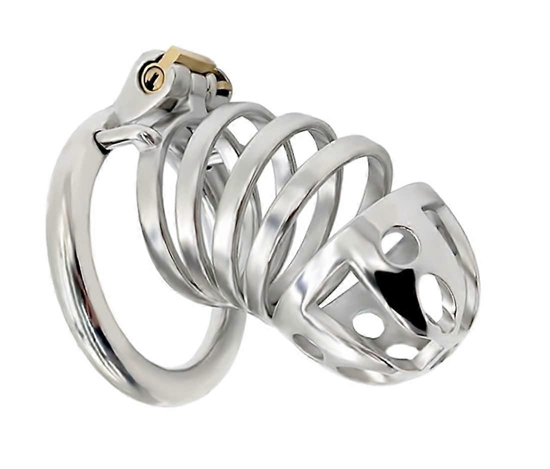 Security Male Chastity Device Stainless Steel Hollow Type Locking Cage