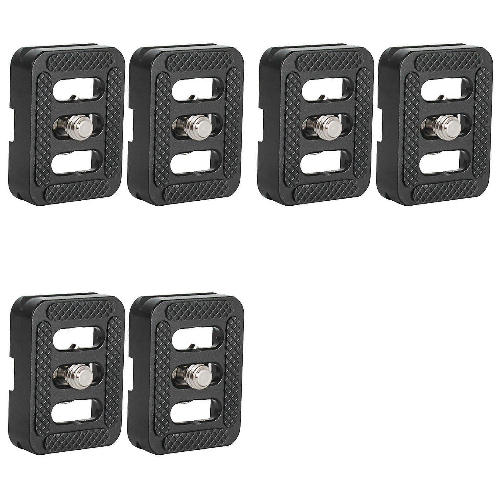 Quick Release Plate for Sirui Tripod with C-10,C-10X,E-10,E-20 Ball Heads and for 3T-35R/T005 Series Tripod Kits 6PCS