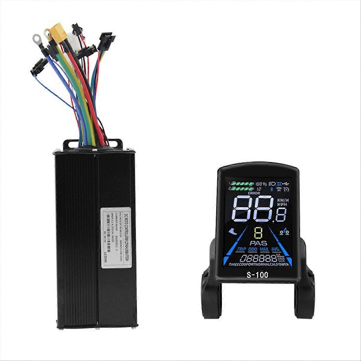 Electric Bike Display Meter 40A 36V/48V/52V Sine Wave Controller Kit
