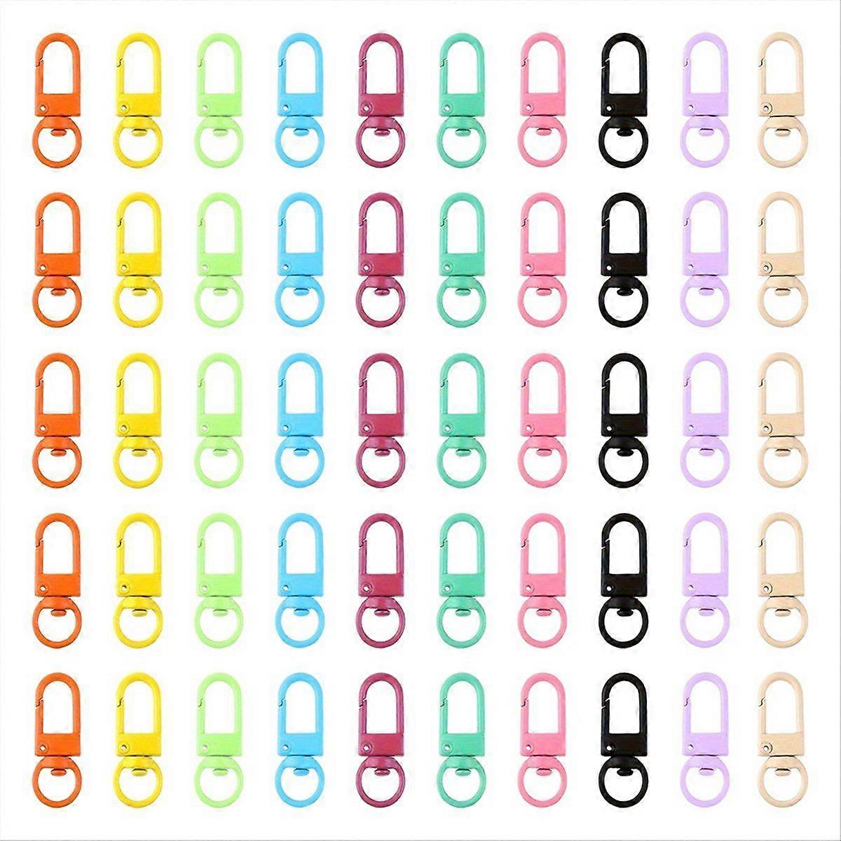 Colorful Snap Lobster Clasp Hooks Keychain Findings