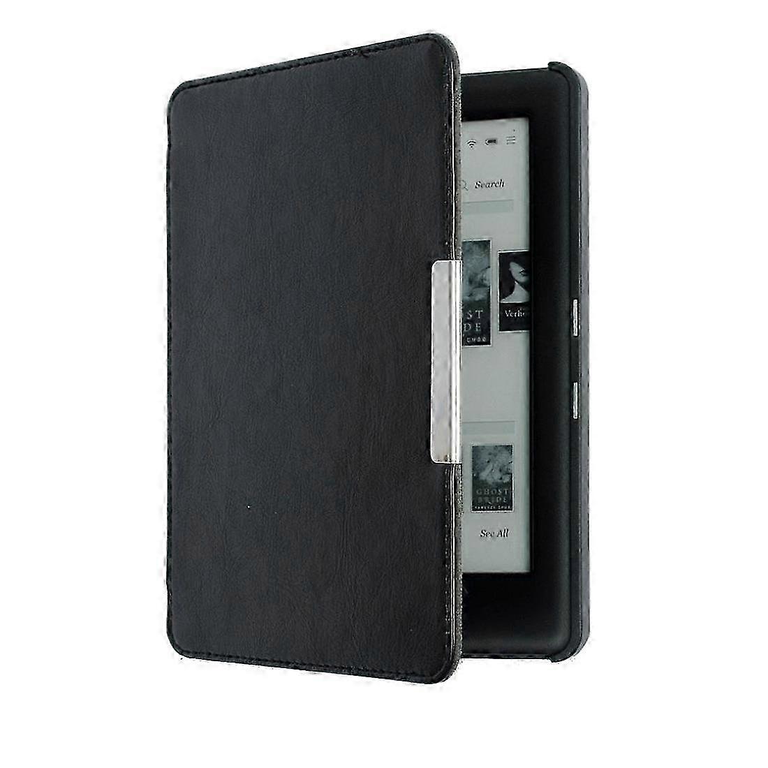 2025 Case for GLO HD 6.0" eReader Magnetic Auto Sleep Cover Ultra Thin Hard Shell (Black)