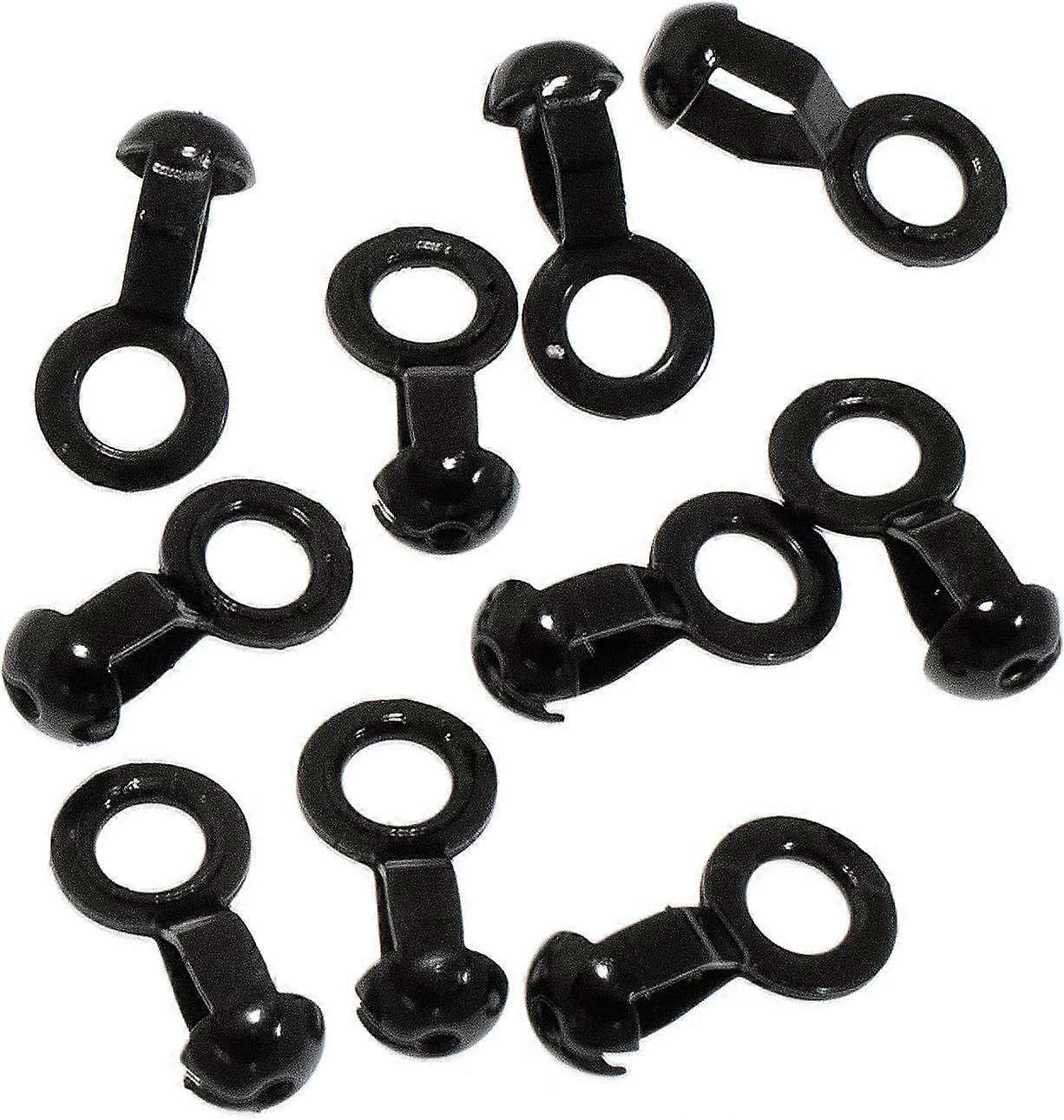 Black Ball Chain #6 Lamp/Fan Pull Loop Connectors,"A" Coupling 10/Pkg