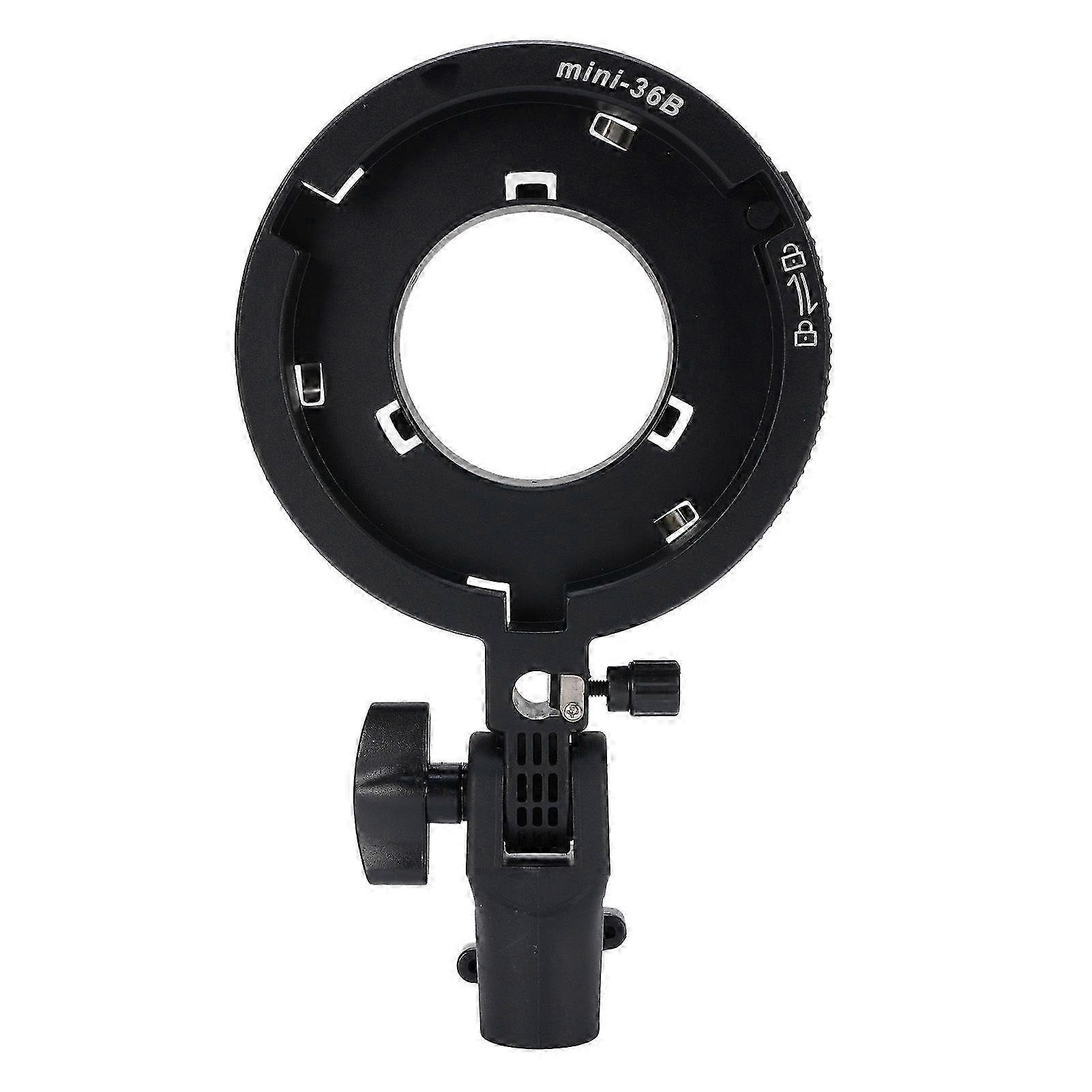 Mount Adapter for Bowens Aluminum Camera Flash Bracket Holder for LED Light Softbox Beauty Dish Reflector Umbrella