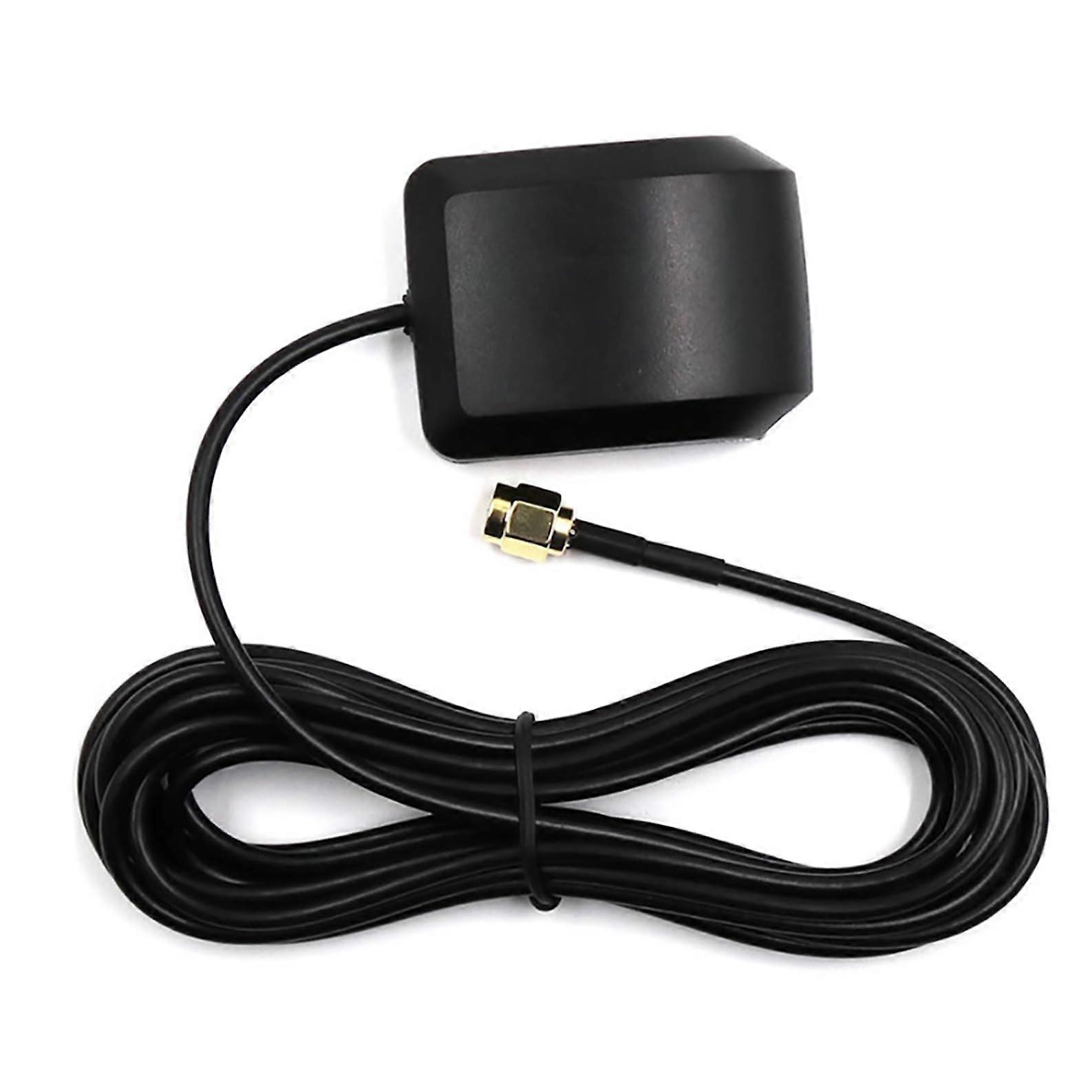 Active GPS+GLONASS Navigation Antenna SMA Male 33dB Gain External 3m Cable for Vehicle GPS Tracking System Module