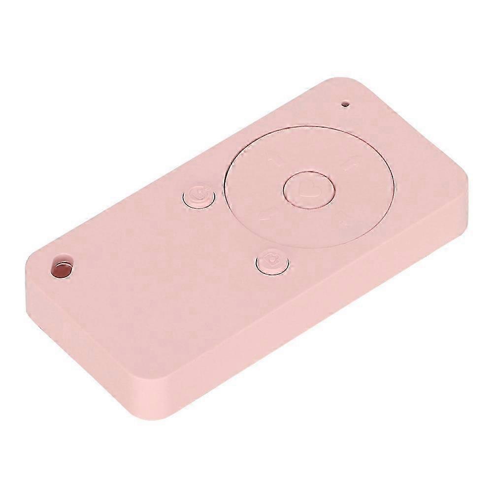 Wireless Bluetooth Phone Self Timer Selfie Video Page Turning Shutter Remote Control(Pink)