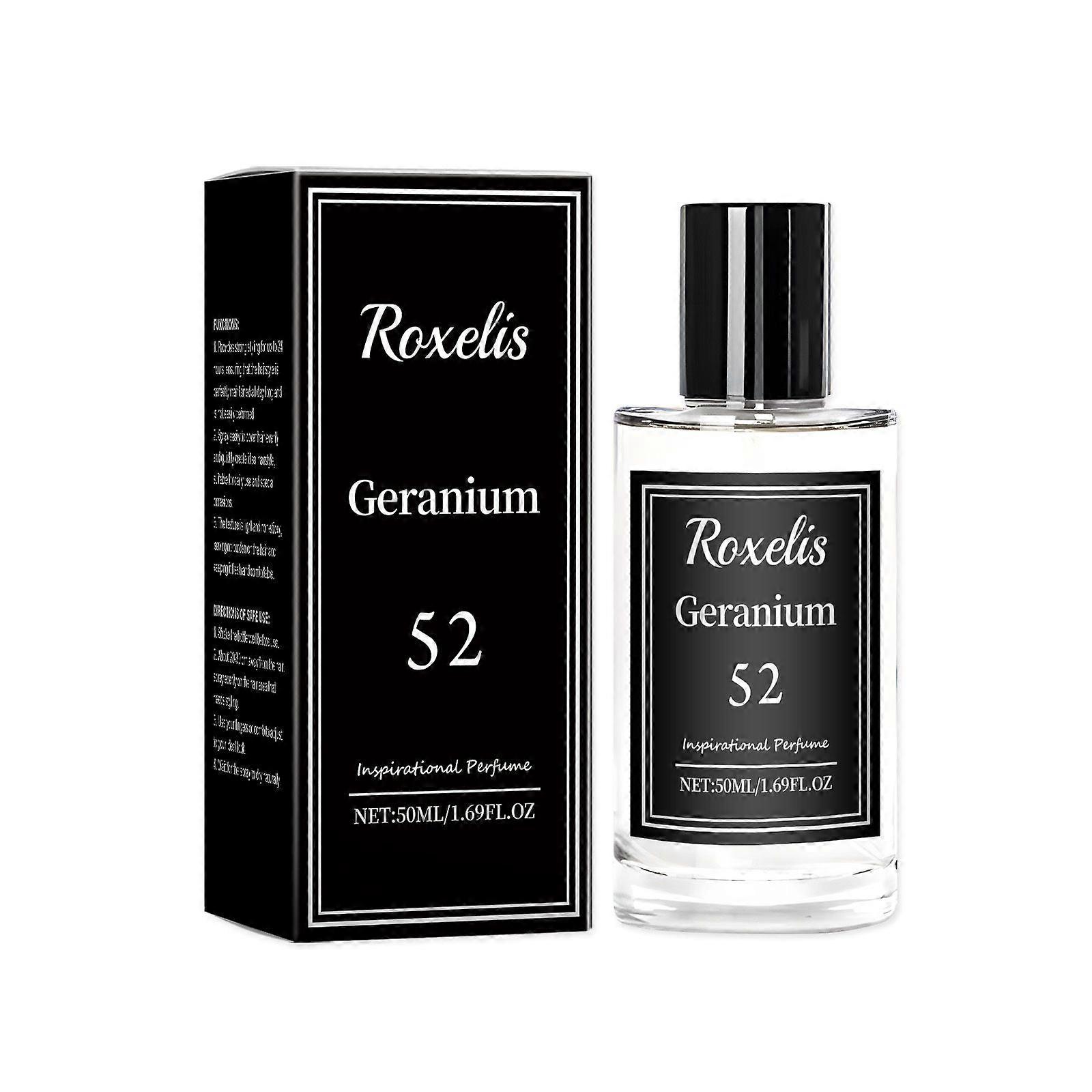 Roxelis Geranium Inspired Perfume Features A Unique Floral Scent With A Delicate And Fresh Aroma. It Is An Elegant And Delicate Hormonal Fragrance, A 