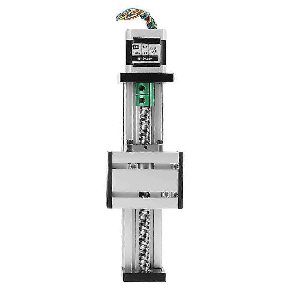 Linear actuator with stepper motor for precise 100mm stroke