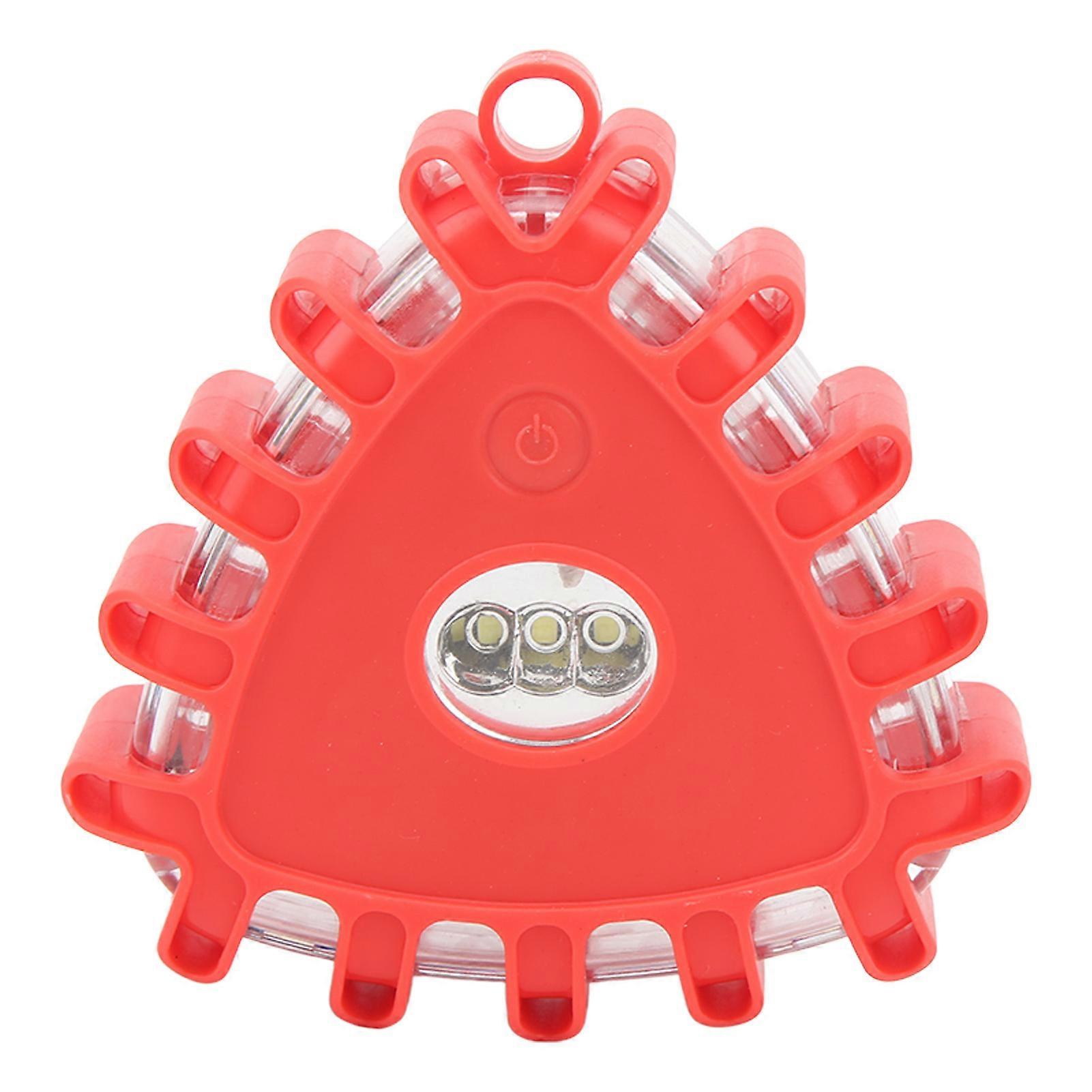 Roadside warning lights for cars - 3pcs LED flares with magnetic base