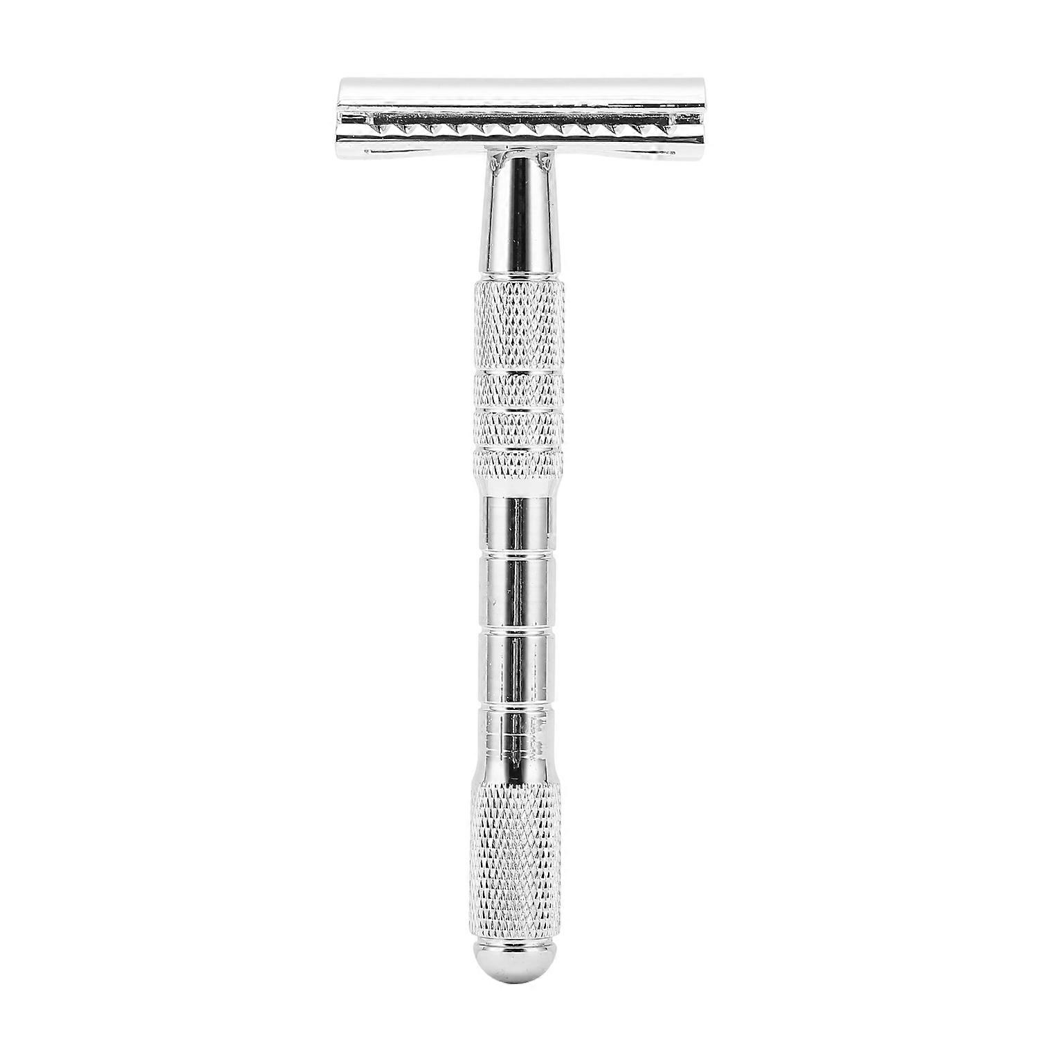 Professional Double Edge Razor Zinc Alloy Washable Safety Razor Retro Razor for Men