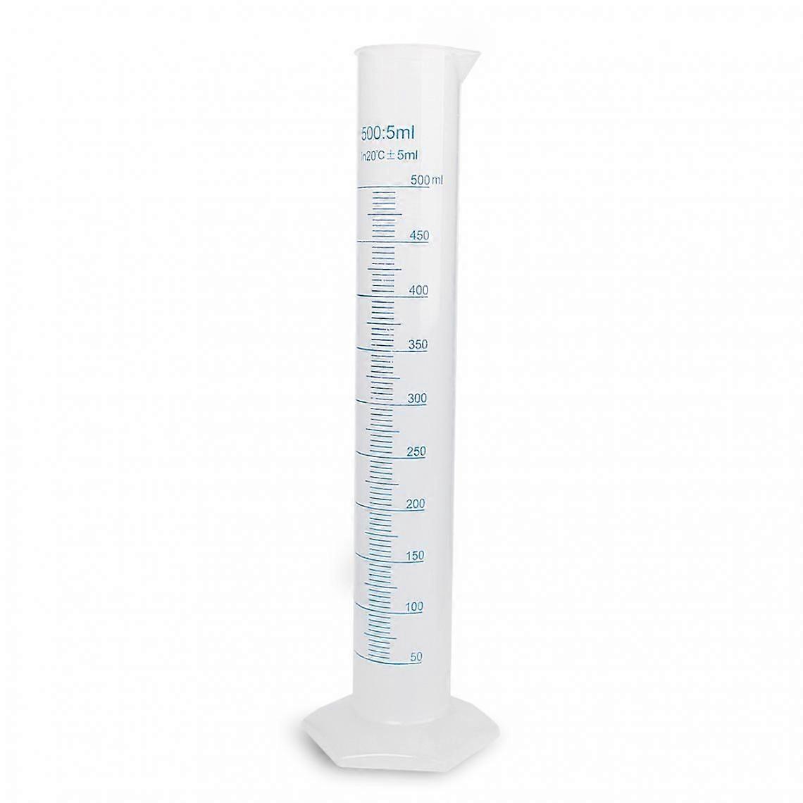 500ml Polypropylene Graduated Cylinder For Magic Experimental Study