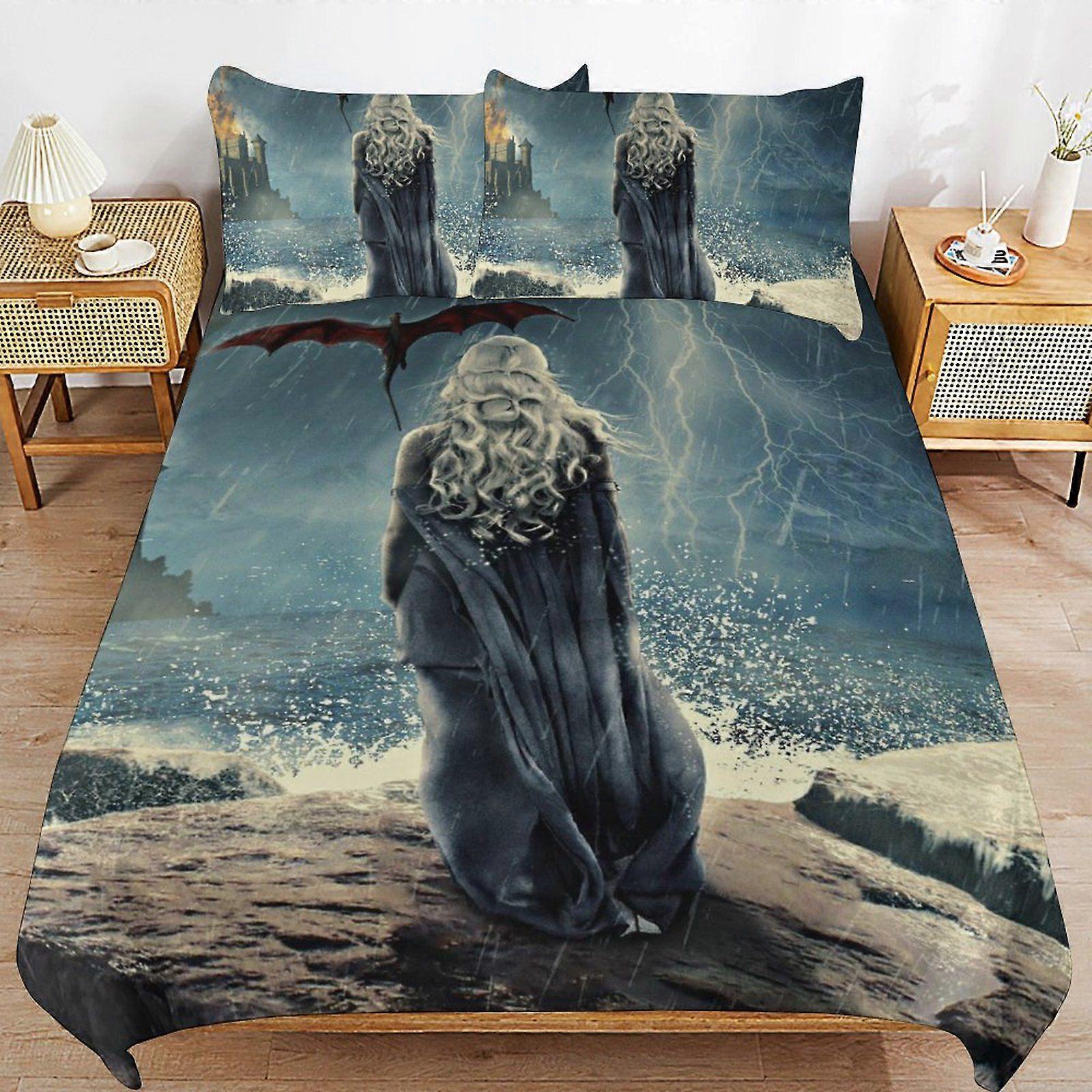 u249 Game of Thrones Gentle Texture Machine Washable Bedding Essentials Soft Touch Duvet Cover Sets for Home n249