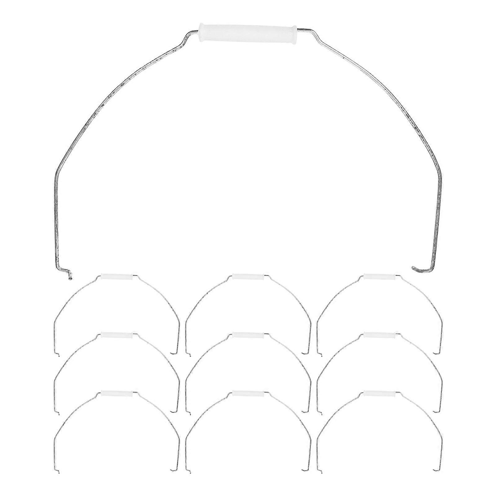 10pcs Metal Bucket Handle Replacements Handle Sturdy Grip For Household Pails Water Pail Grips Replacement Bucket Handles