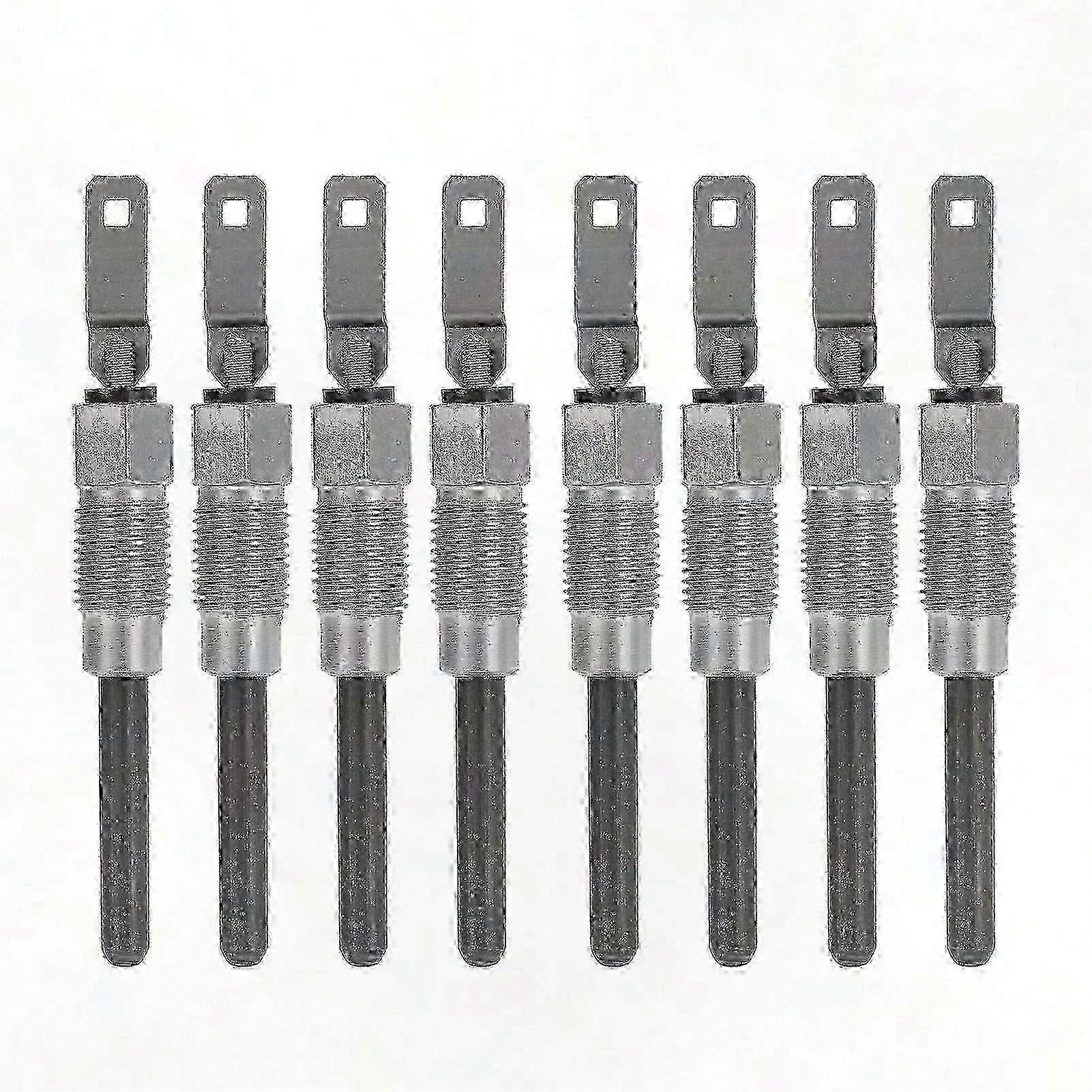 8pcs Glow Plugs for 6.5L 6.2L Diesel Engines 1982-2005 Enhanced Start Performance