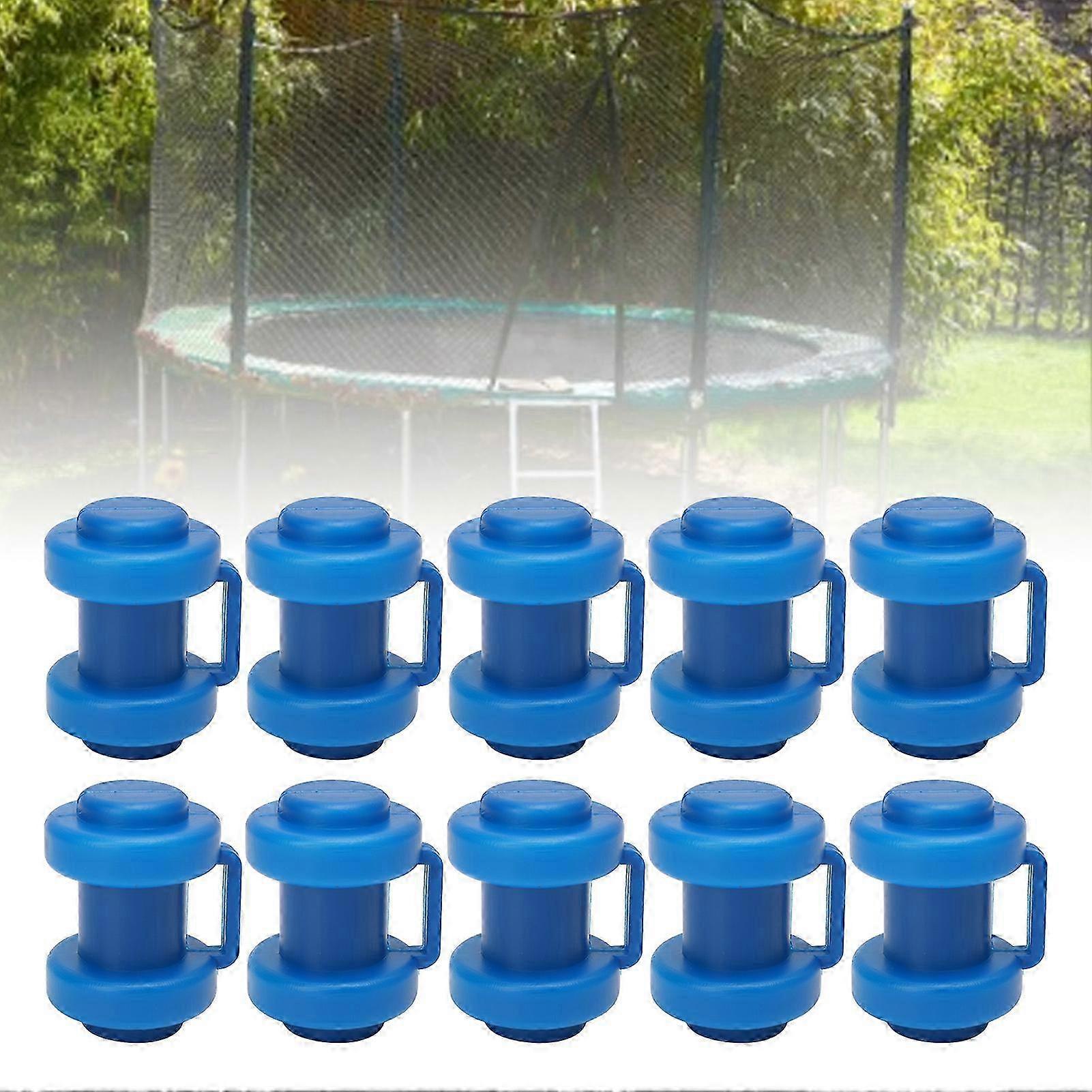 10Pcs Trampoline Enclosure Pole End Cover ABS Trampoline Pole Hat for Safety Net Edition 1110