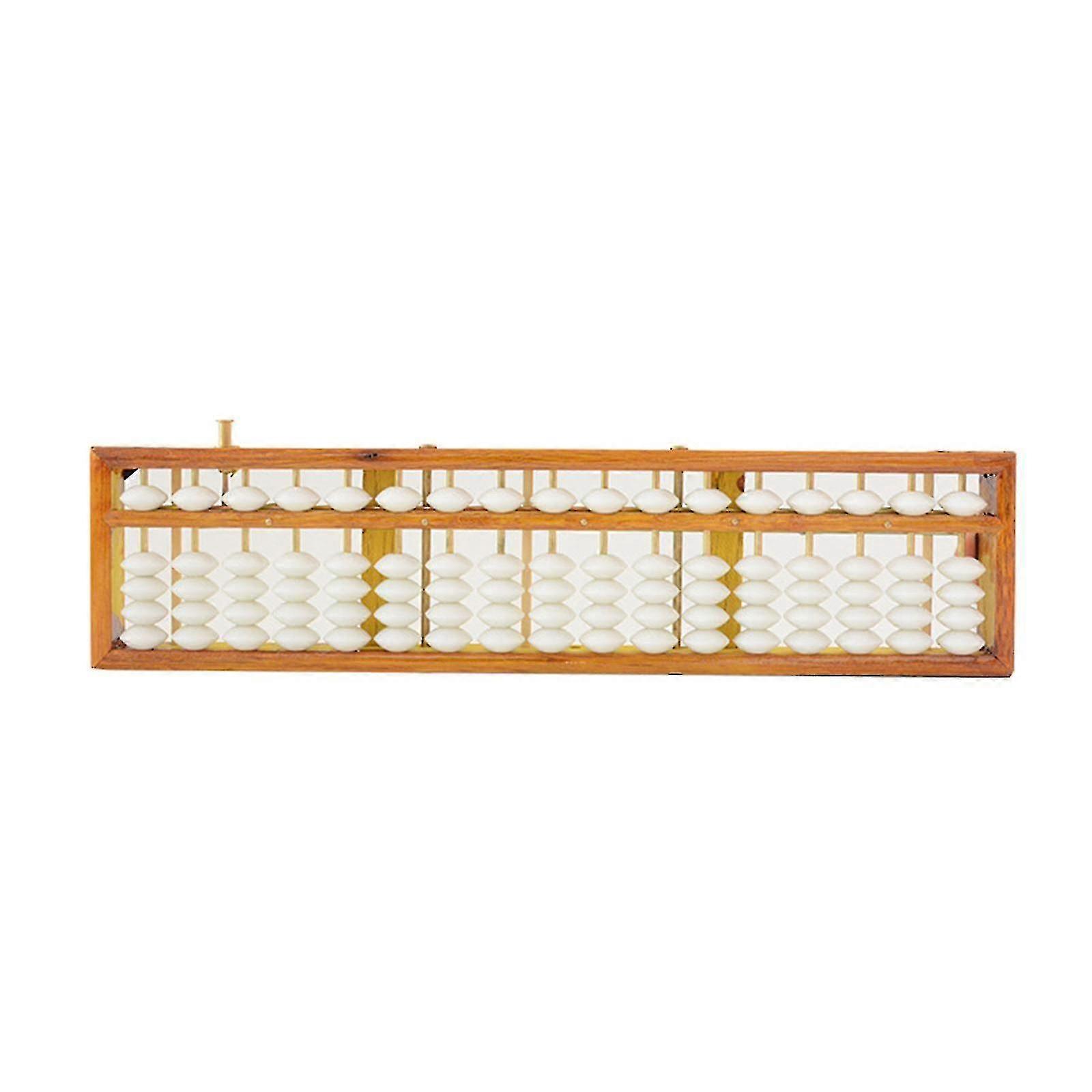 Professional Wooden Abacus Calculator With Reset Button For Accountants Clerks