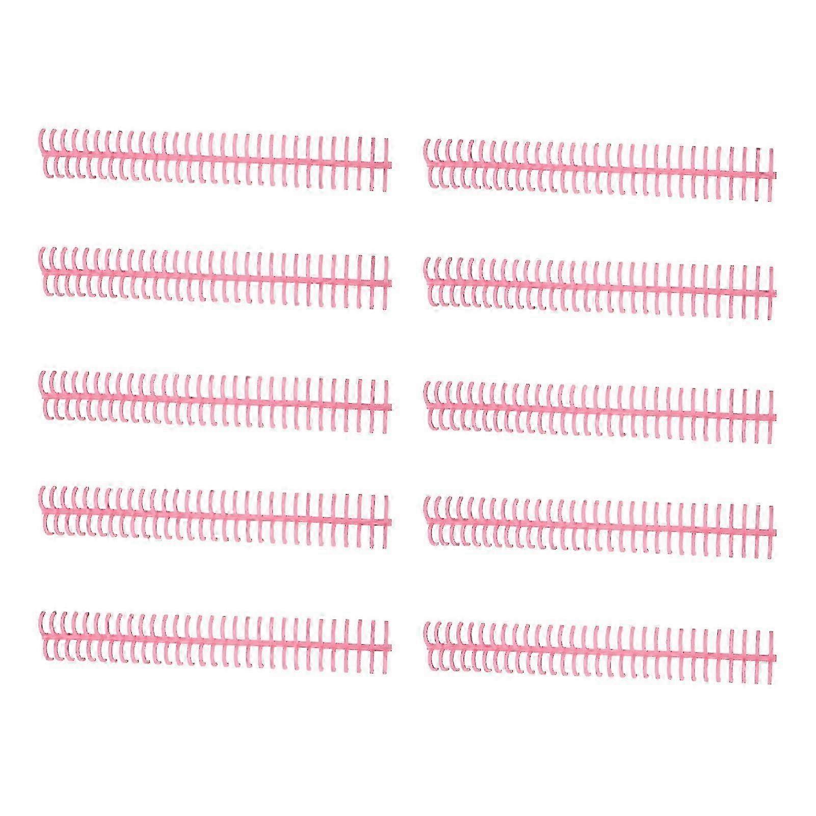 10Pcs Spiral Binding Coil 130 Sheet Capacity Spine Comb 30 Holes 16mm Diameter Set Kit z