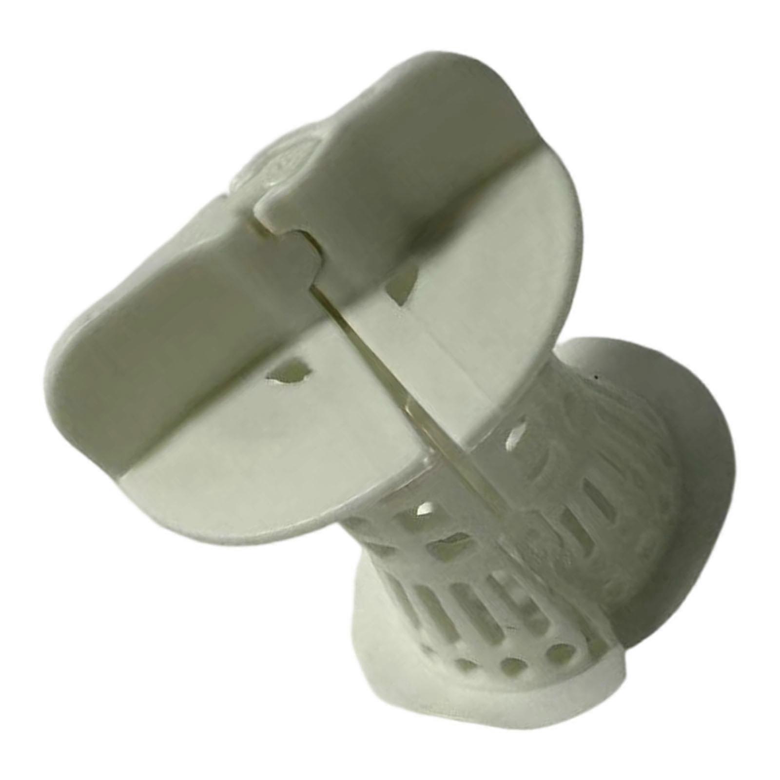 Soaking Pool Drain Protector Elastomer Hair Strainer Flexible Net Plan Clog Prevention Standard  White