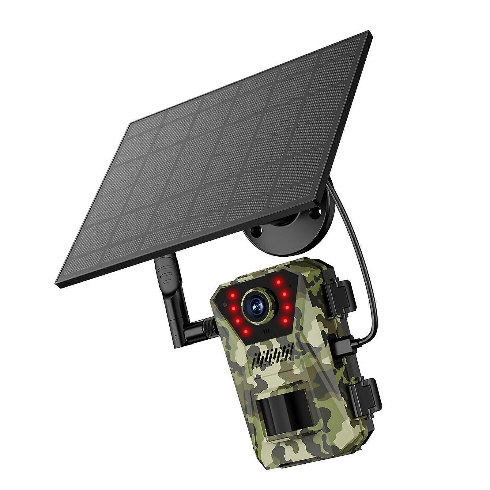 Outdoor Hunting Camera 14MP Picture Seize 0.3s Initiate Speed 6 LEDs Impermeable Building Mobile Application Control Long Permanent 18650 Battery