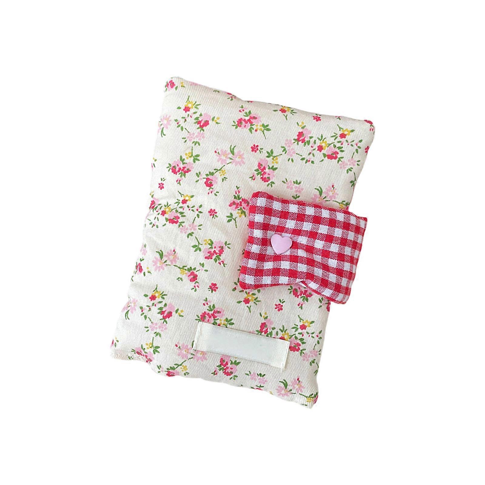 Flower Print Notebook Cover Decorative Bows Pattern Diary Protective Case Stylish Book Cover Gift For Students Multicolor