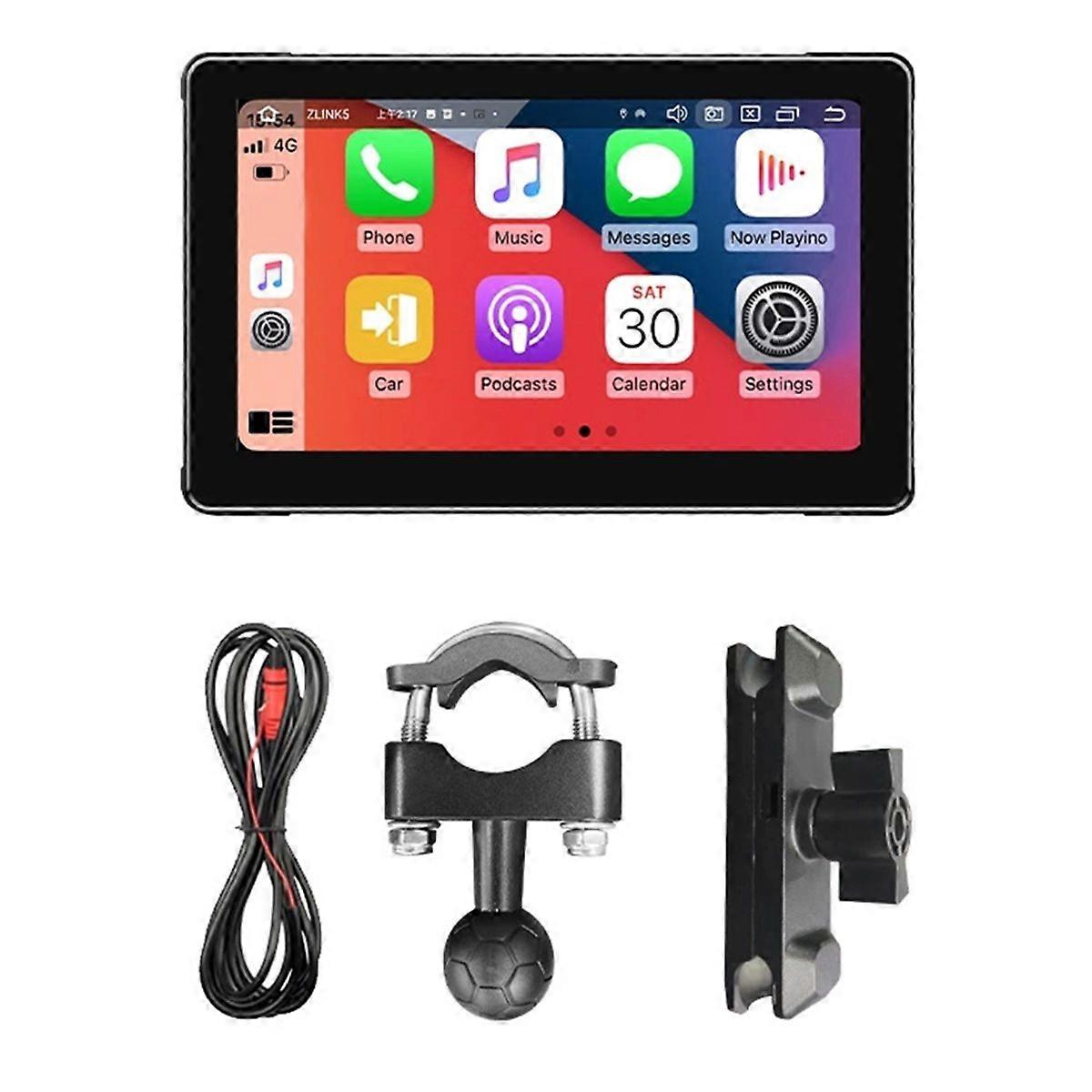 7-Inch Motorcycle Navigation Screen for CarPlay Android Auto Screen
