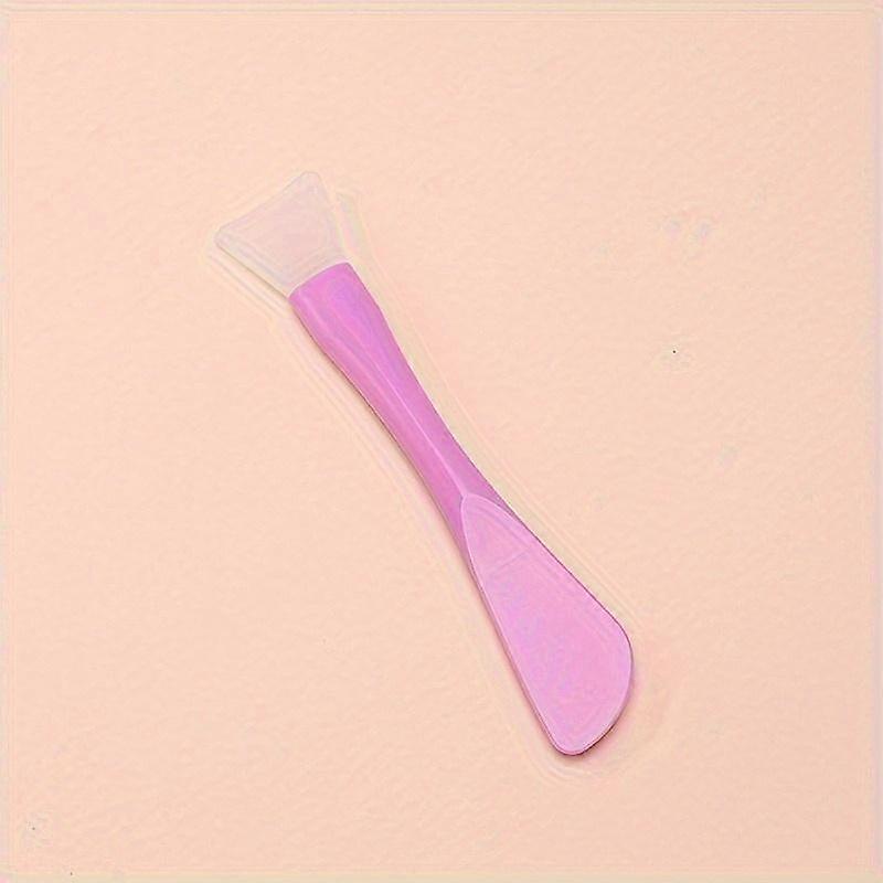 1pc Double-Ended Silicone Face Mask Brush for Easy and Precise Application of Mud, Clay, Charcoal, and Cream Masks - Beauty Tool for Skin