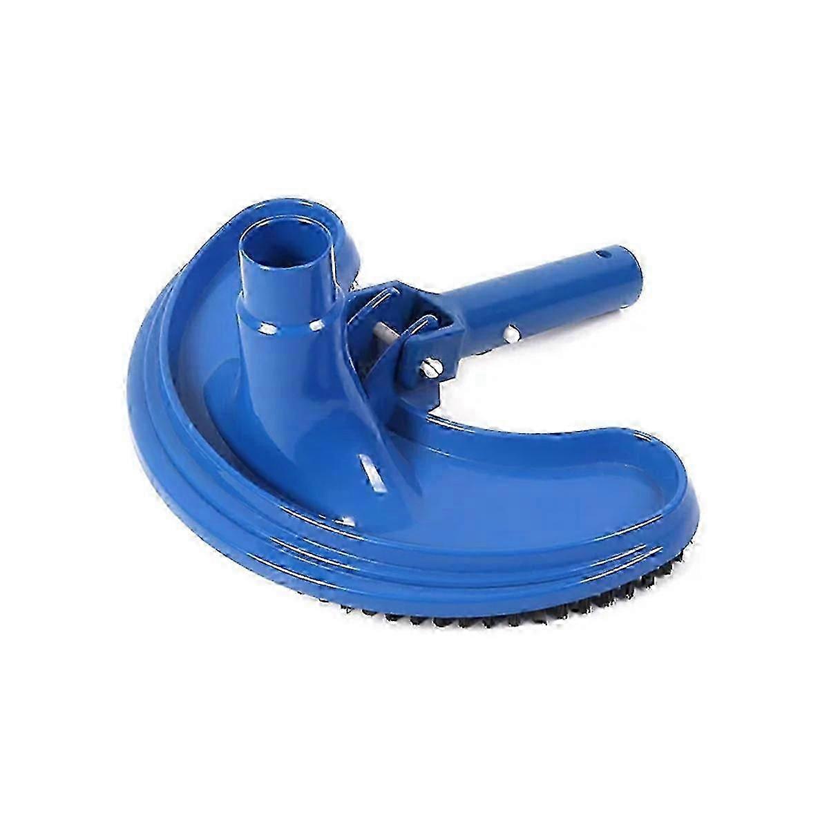 Pool maintenance head with curved design for optimal surface contact