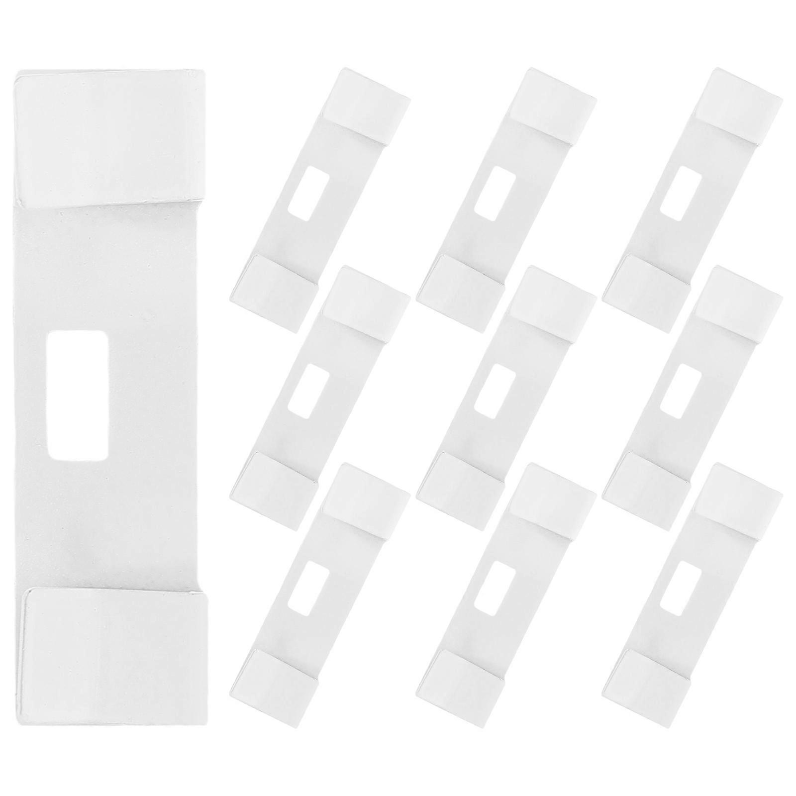 Blind Slat Repair Rectangular Iron Fixing Clips Home Improvement Daily Use 10Pack