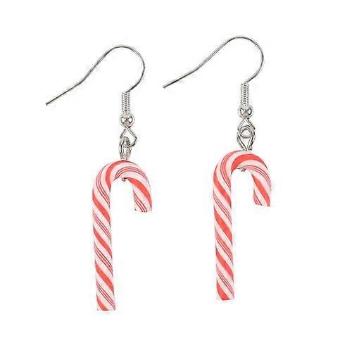 Something Different Candy Cane Dangle Earrings