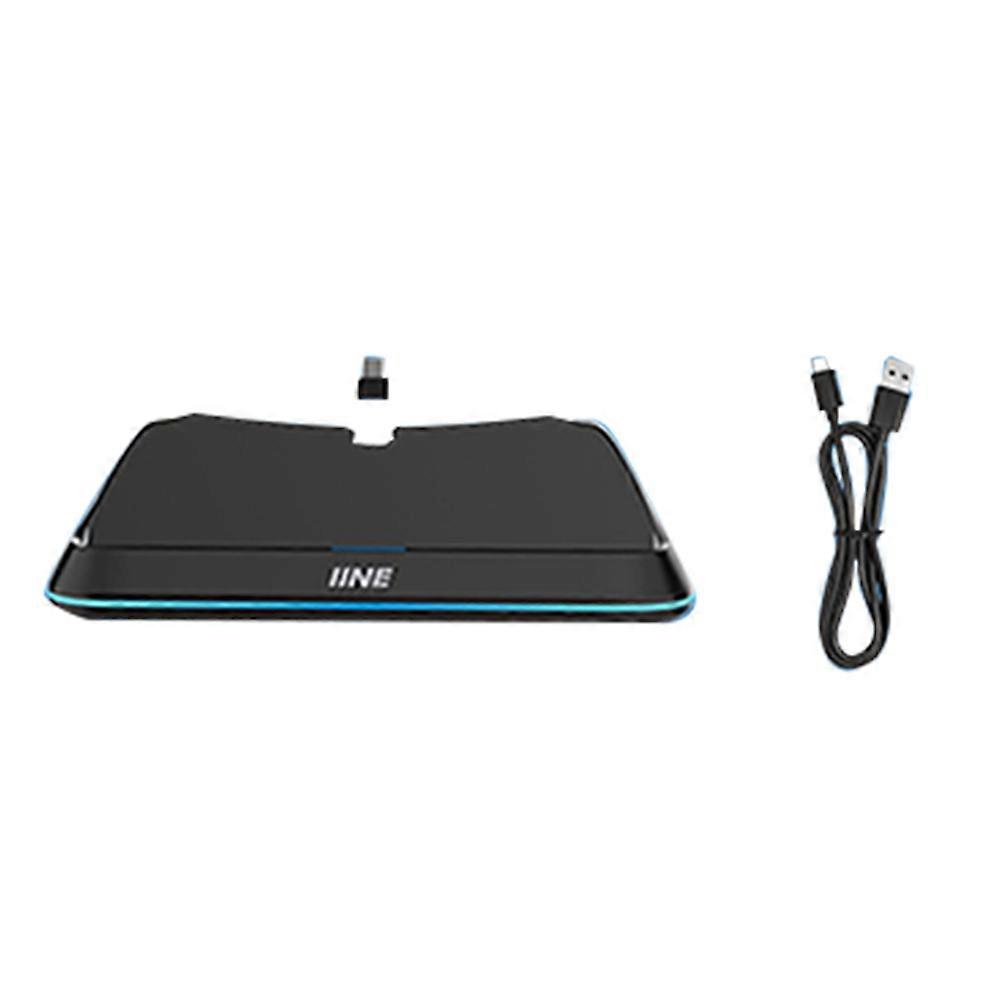 IINE Charging Dock for PS5 Portal - Type-C Contact, Triple Safety Protection, Efficient Charging Station Black